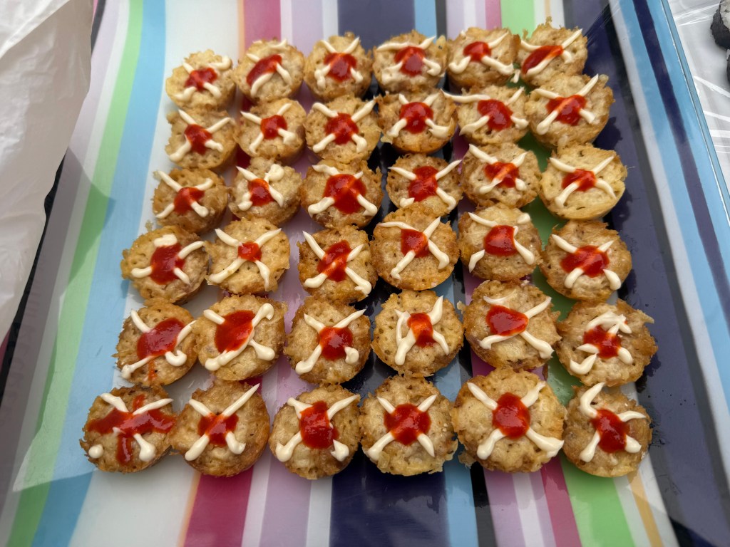 Tuna Cheddar Canapés