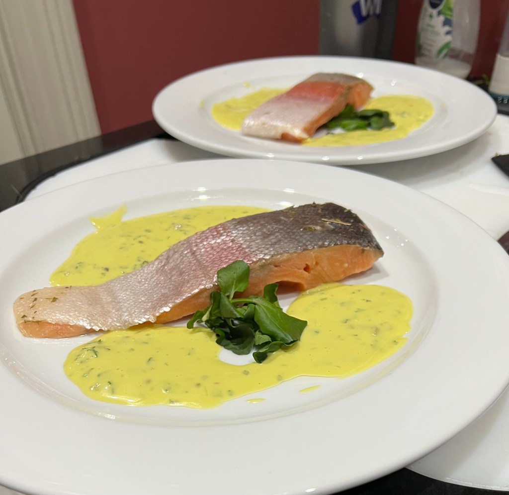 Truite de Mer Sauce&nbsp;Verte