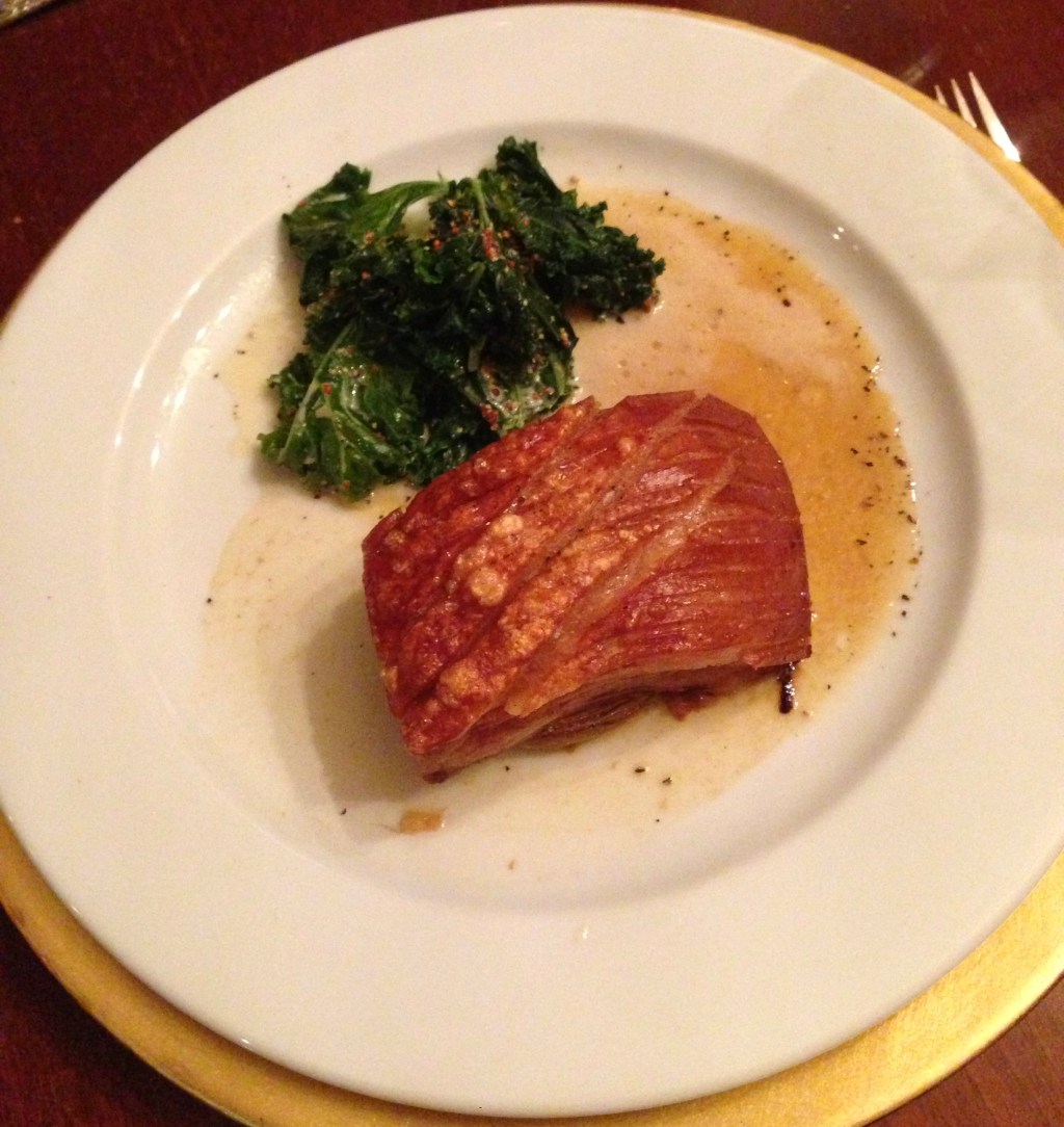 *Pork Belly with Curly&nbsp;Kale