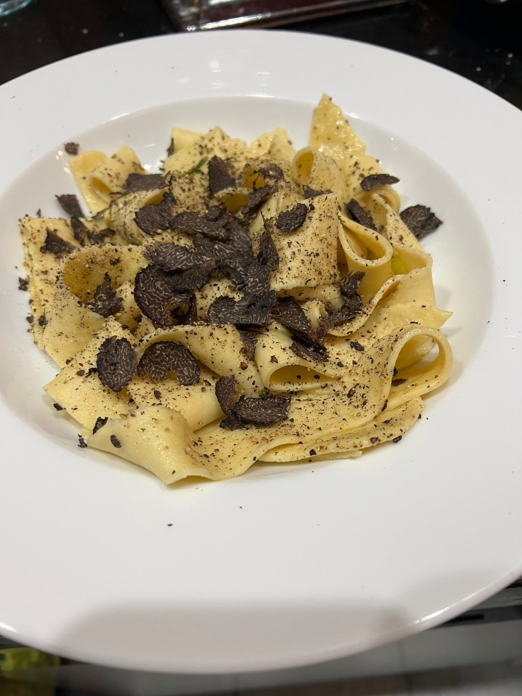 *Paul’s buttered noodles with Perigord black&nbsp;truffles