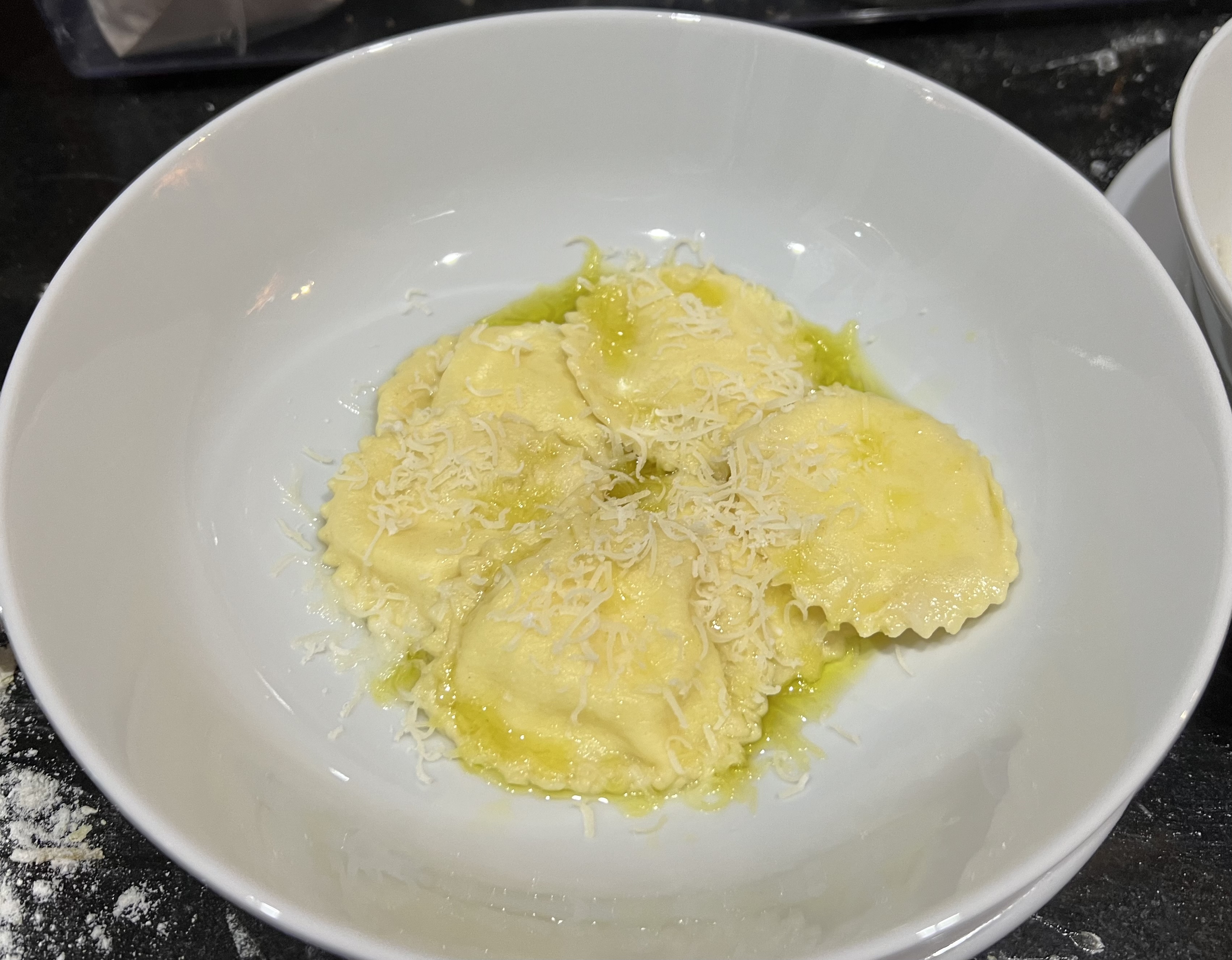 *Ravioli Ricotta e limone