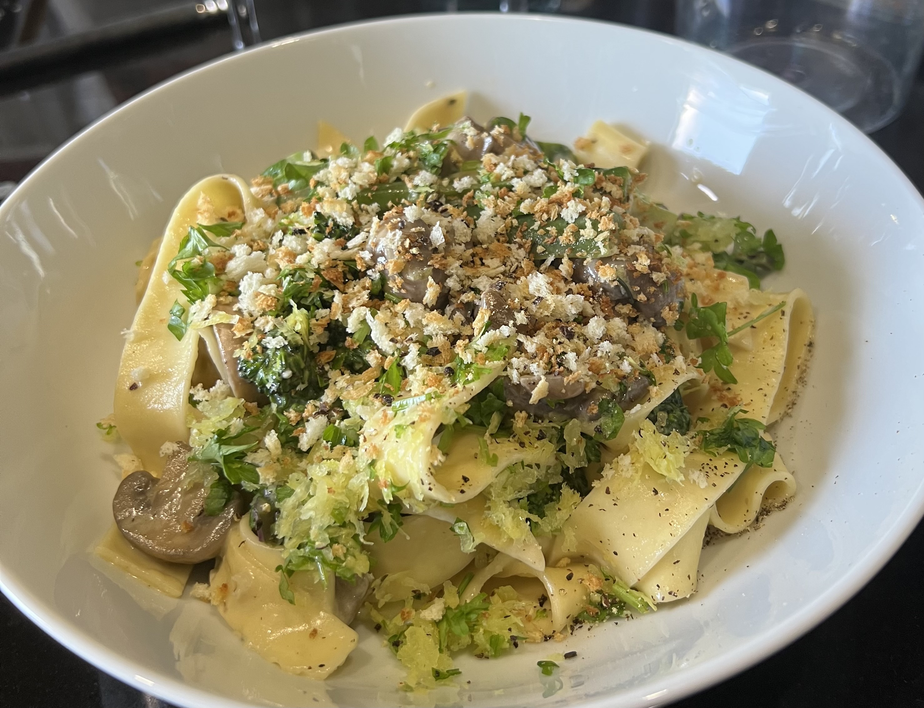 Crunchy Pappardelle