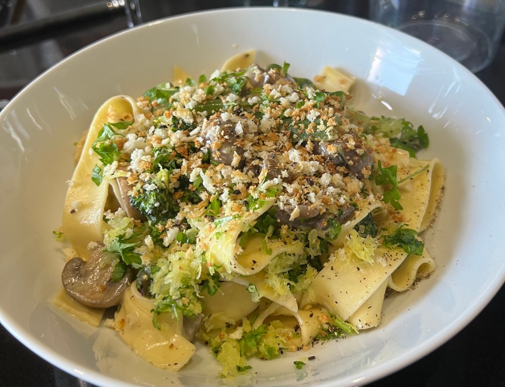 Crunchy Pappardelle