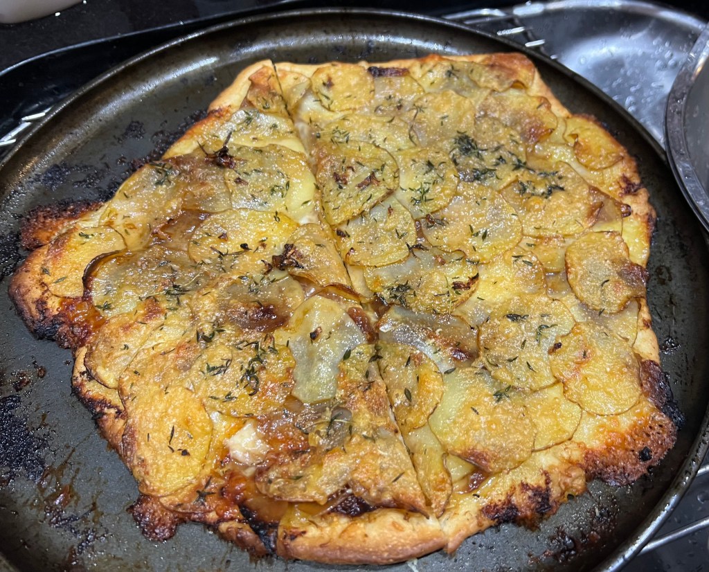 Potato and Caramelised Onion&nbsp;Pizza