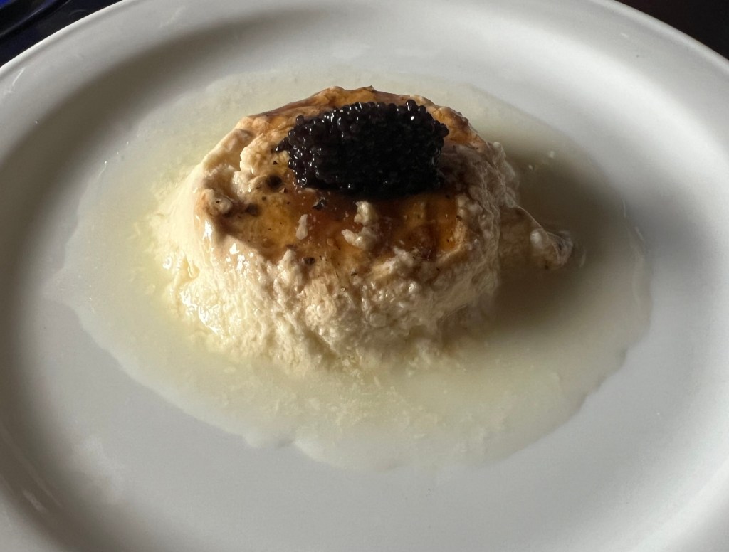 *Cauliflower panna cotta with beluga&nbsp;caviar