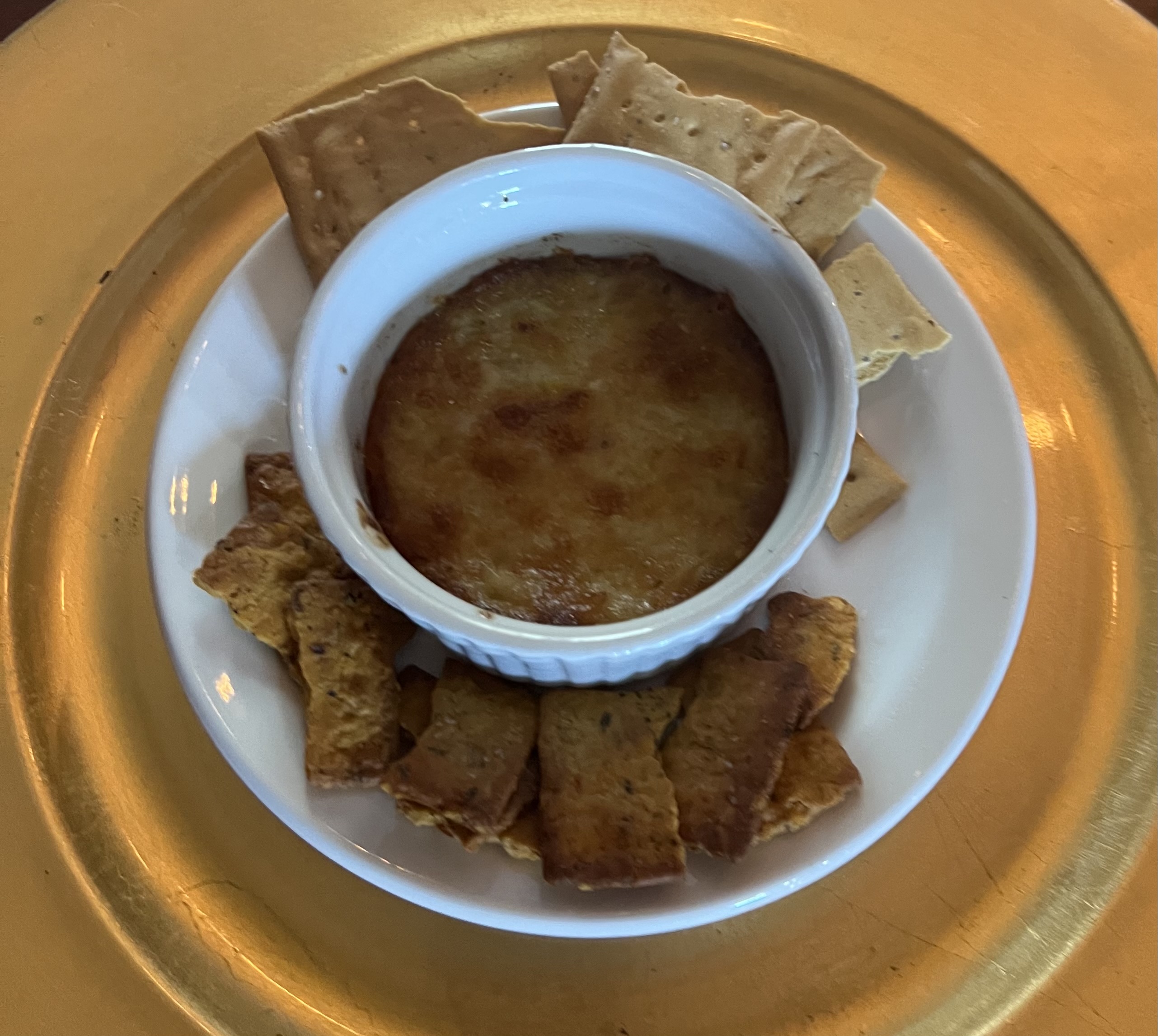 *Baked artichoke dip
