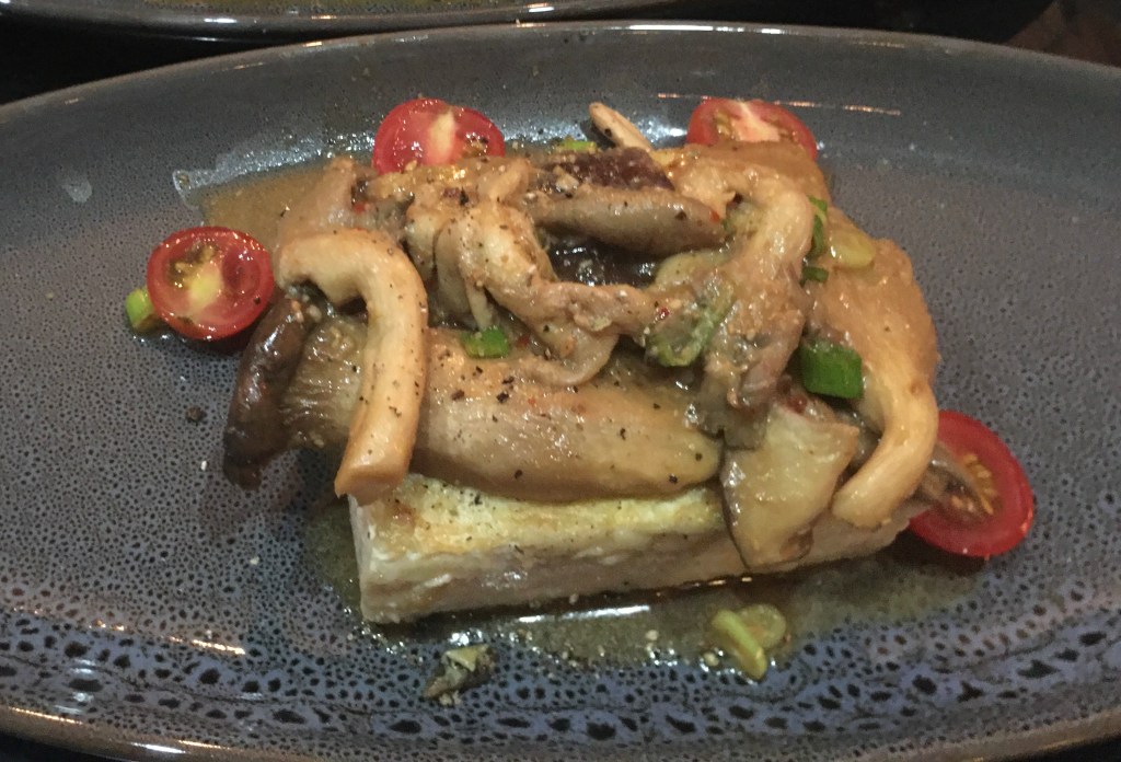 Tofu steak with miso mushrooms from The Blue&nbsp;Zones