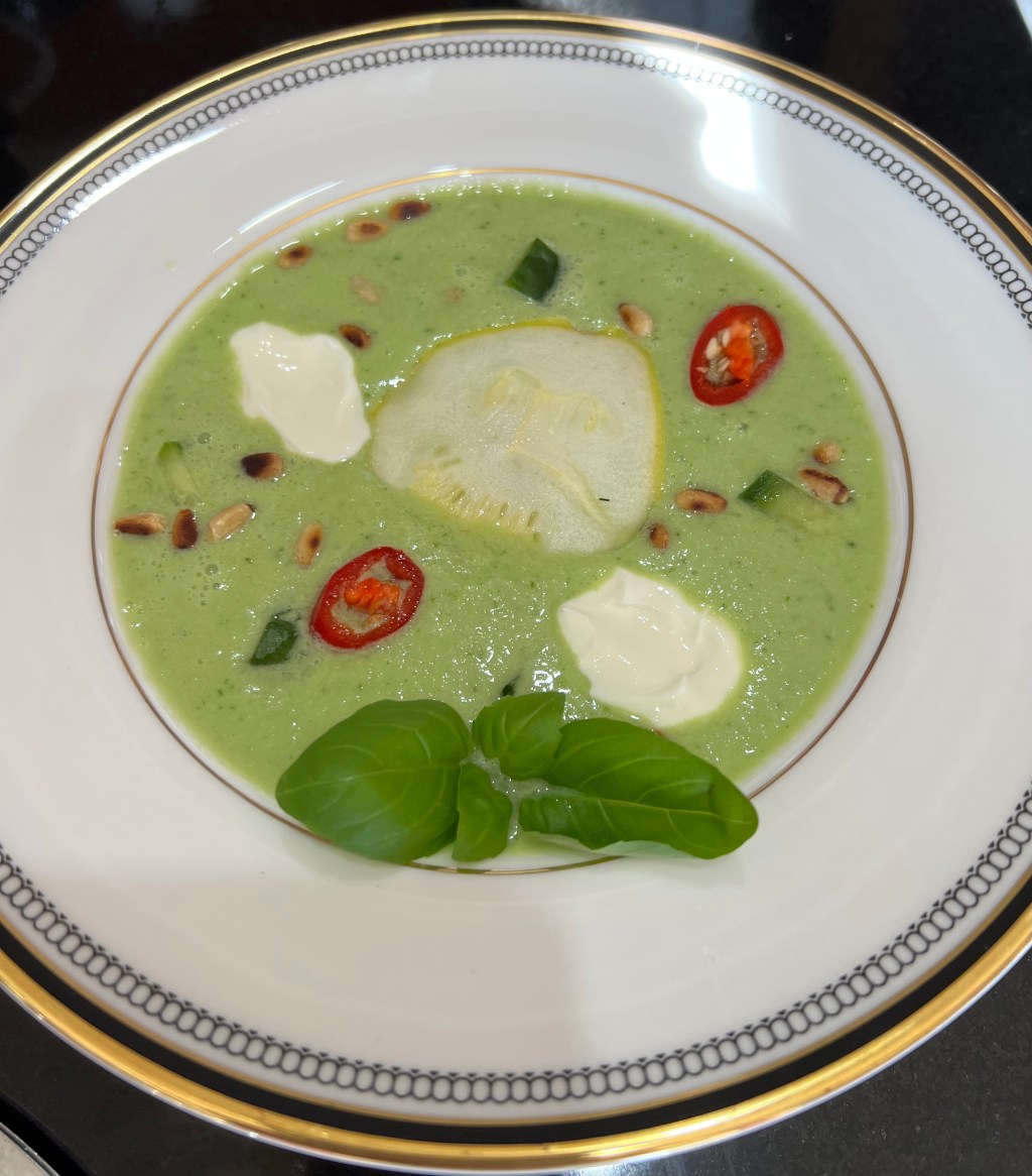 *Cucumber Pepper Gazpacho
