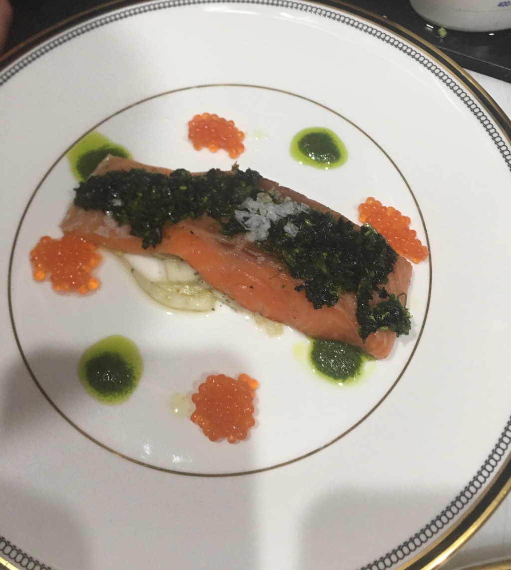 *Confit of Petuna ocean trout with fennel&nbsp;salad