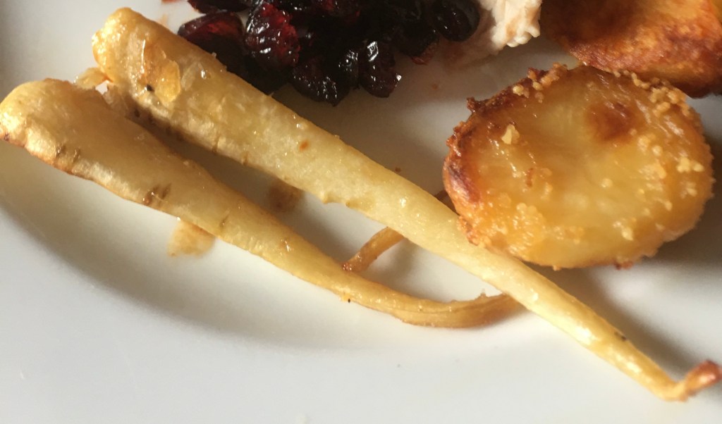 Maple-roast parsnips