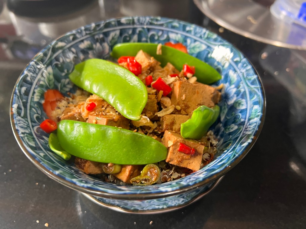 Soy and ginger tofu with&nbsp;quinoa