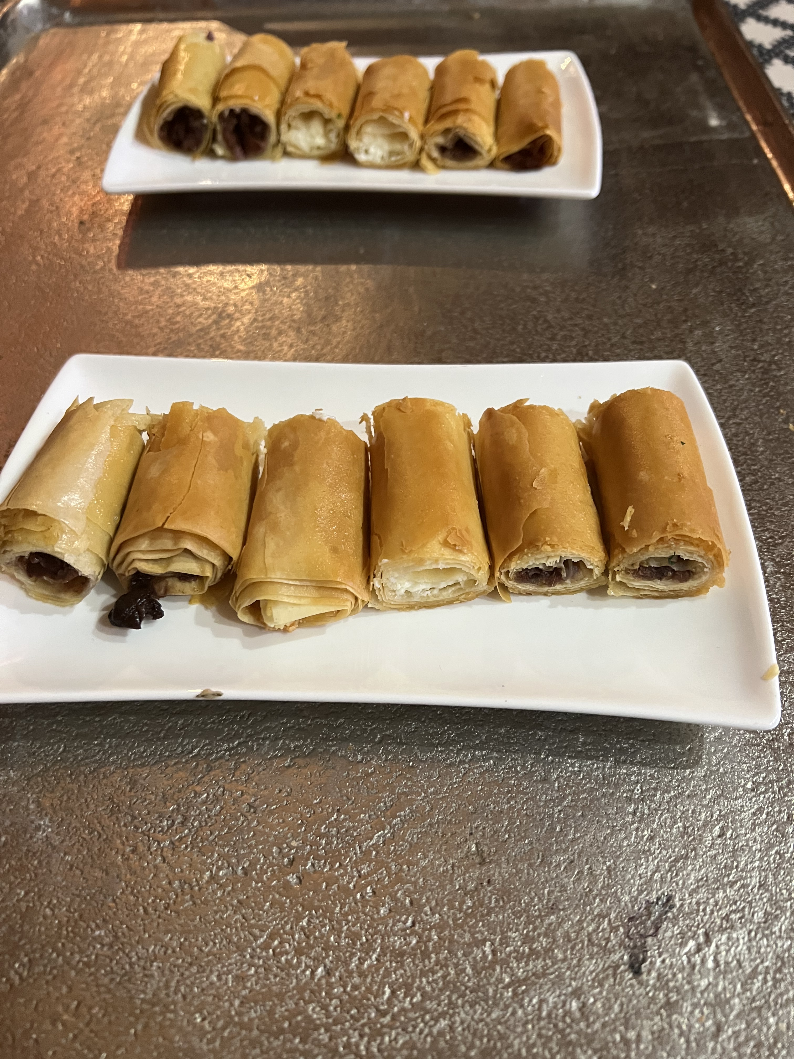 *Olive, Feta Or Anchovy Filo&nbsp;Fingers
