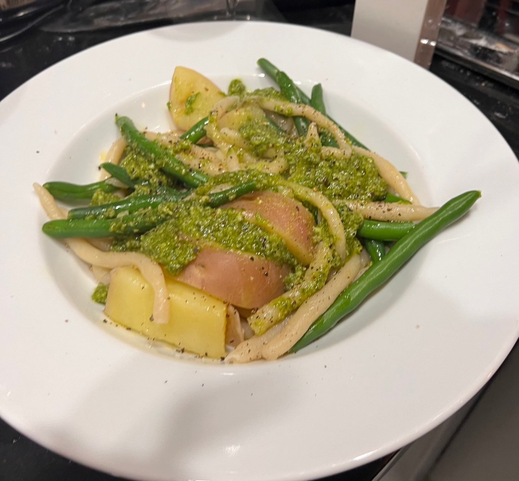 Trofie with pesto alla&nbsp;Genovese