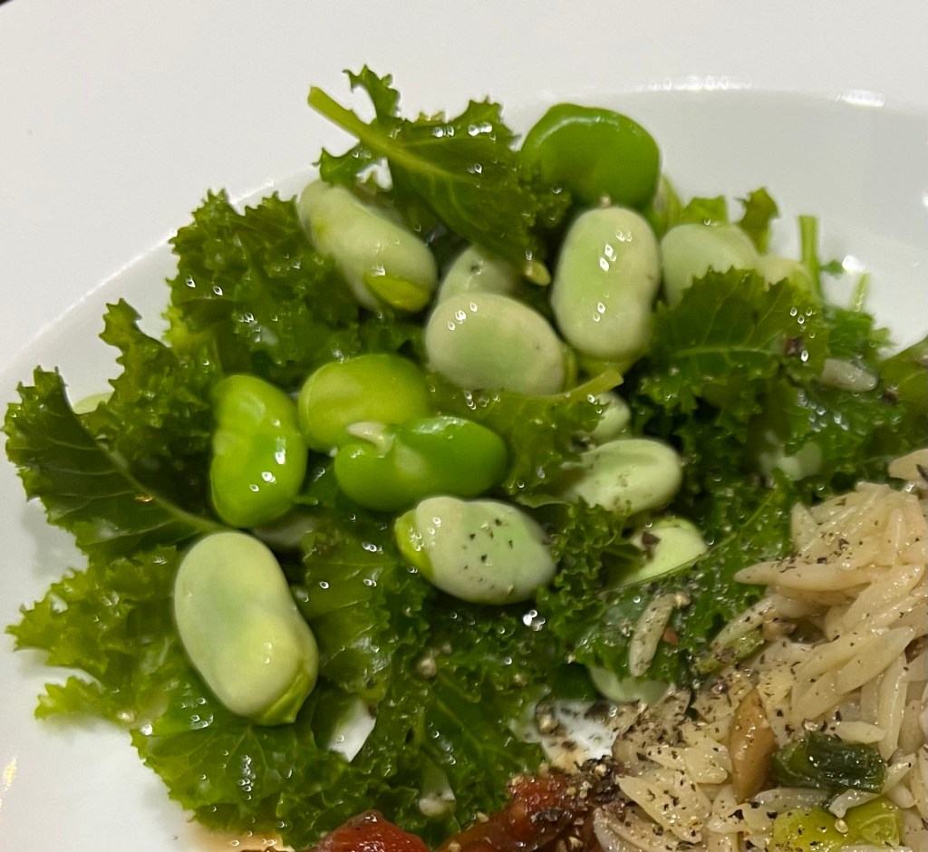 Broad bean & Kale&nbsp;Salad