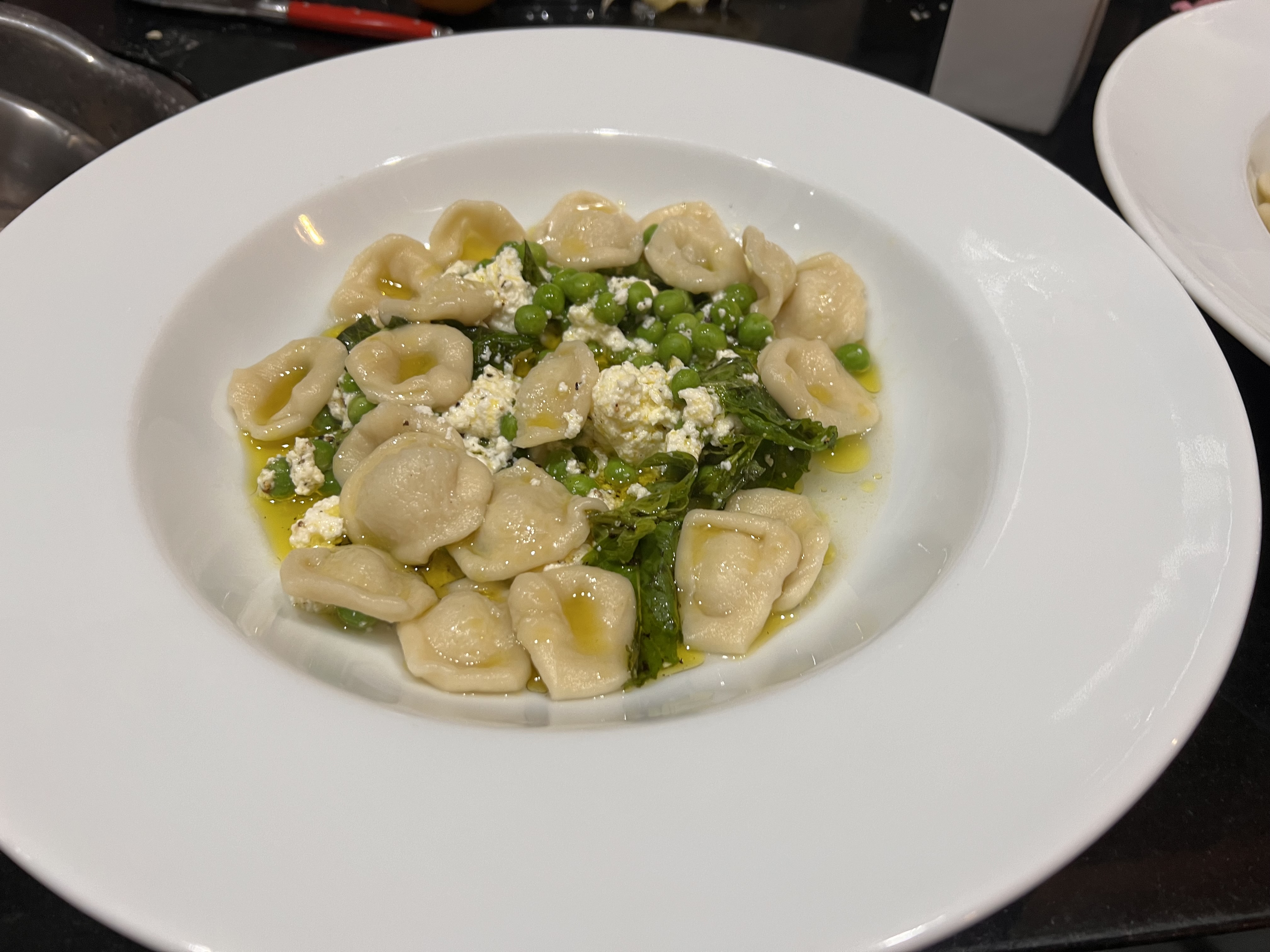 Orecchiette with Peas and Ricotta