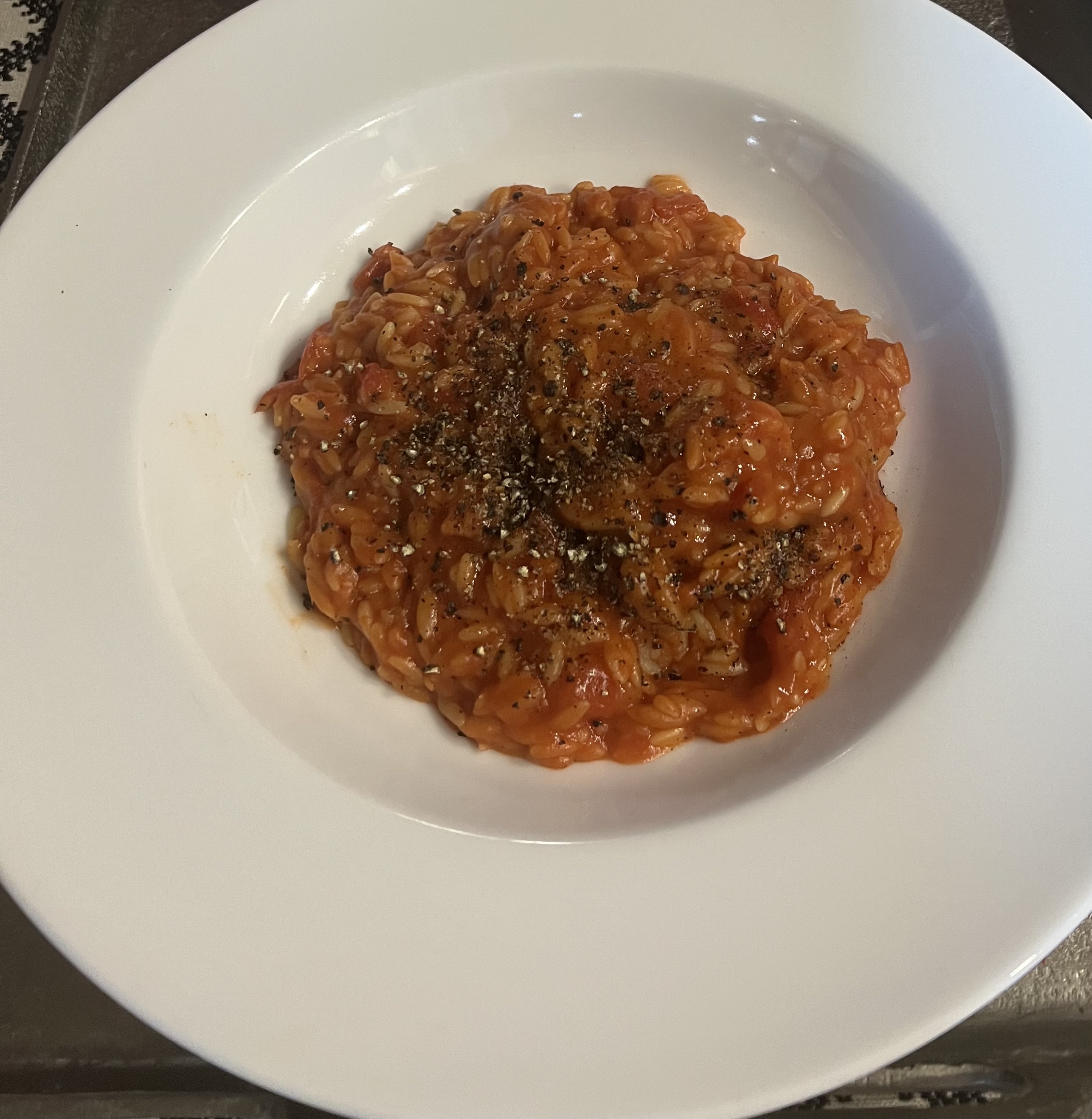 Tomato pasta soup 