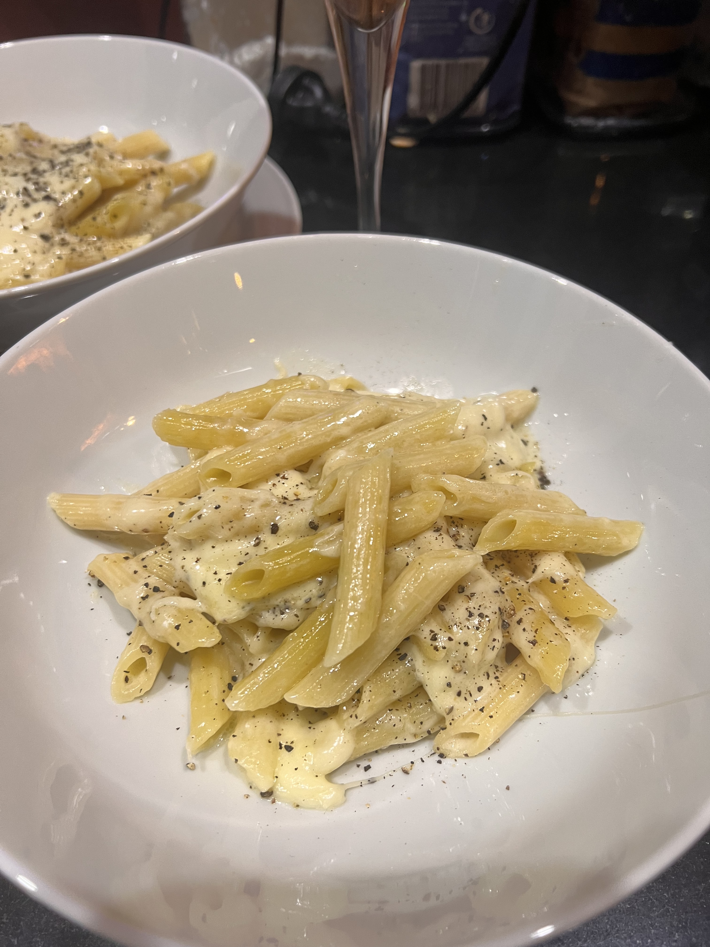 Maccheroni quattro formaggi