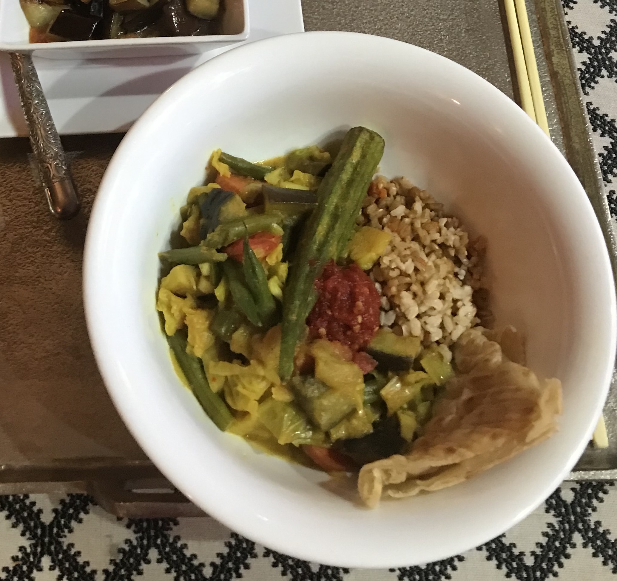 Vegetable curry (Kari sayur)