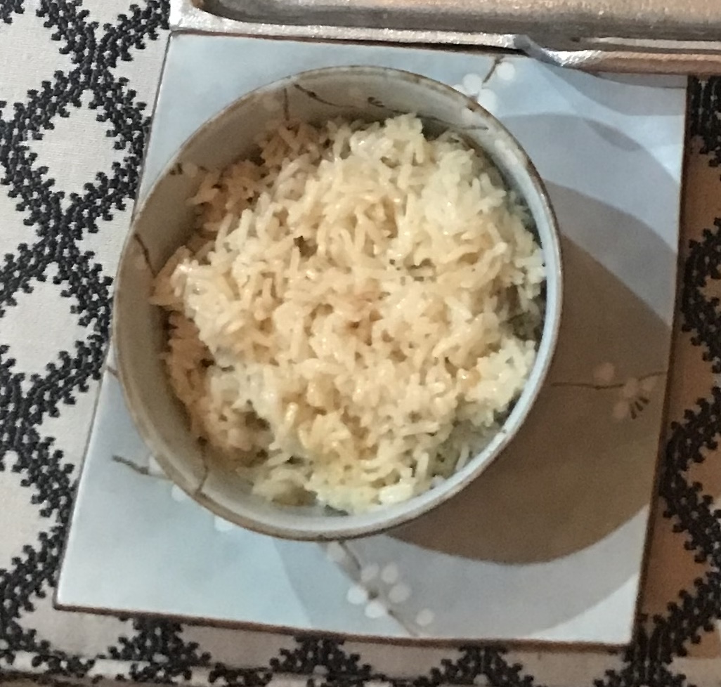 Chicken rice (Nasi ayam)
