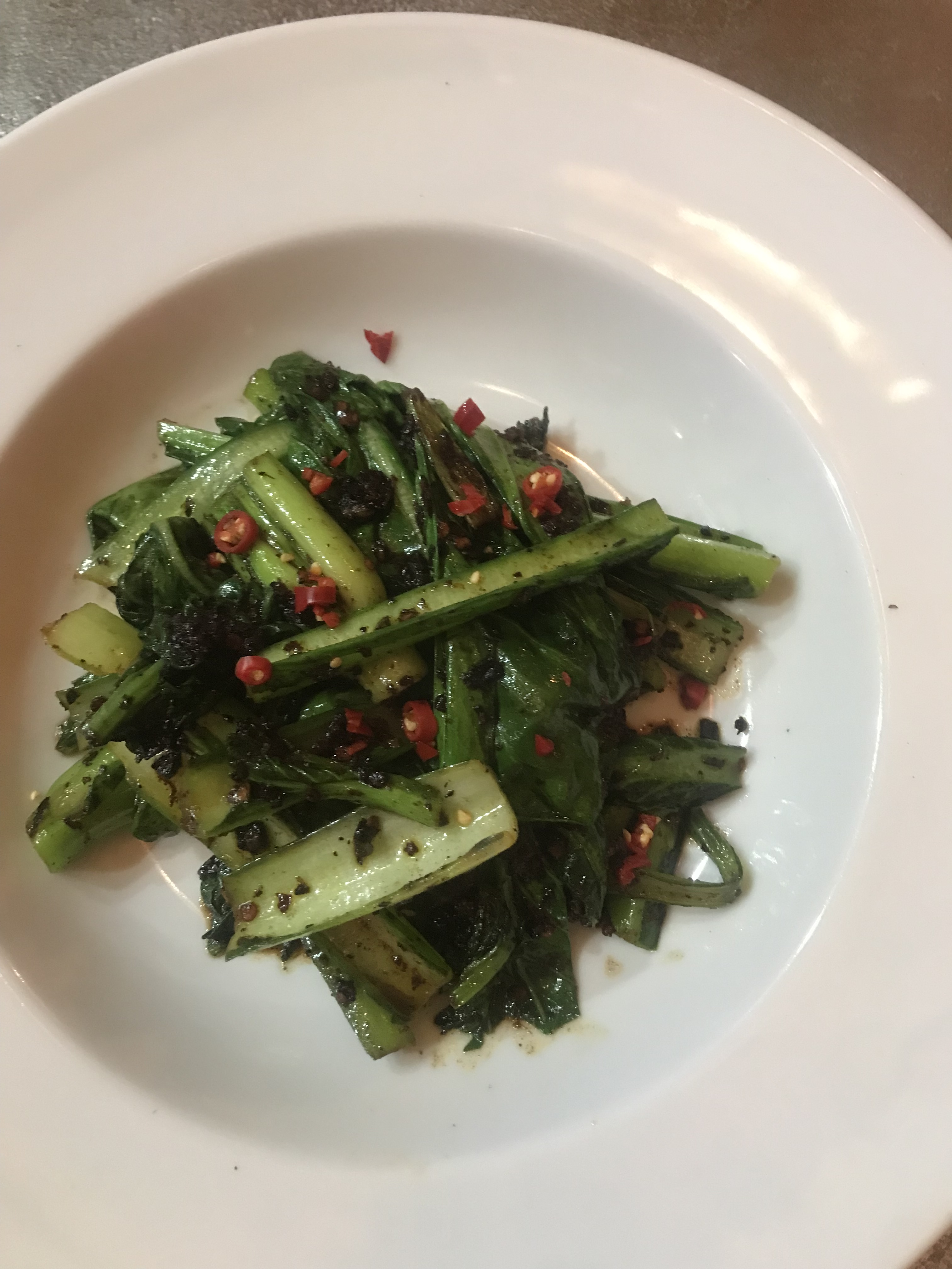 Sweet Potato Leaves with Sambal