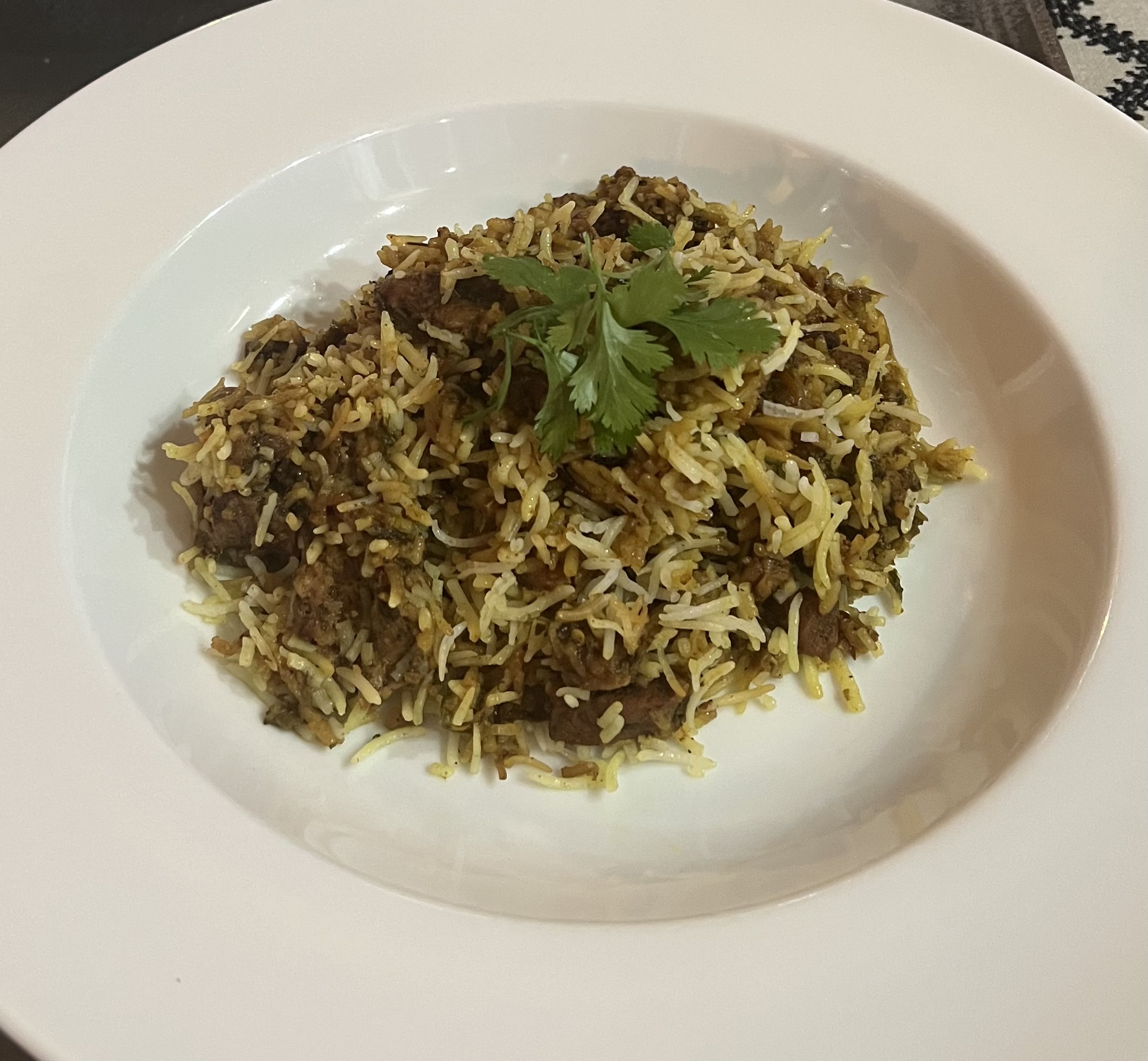 Lamb biryani (Kache gosht ki&nbsp;biryani)