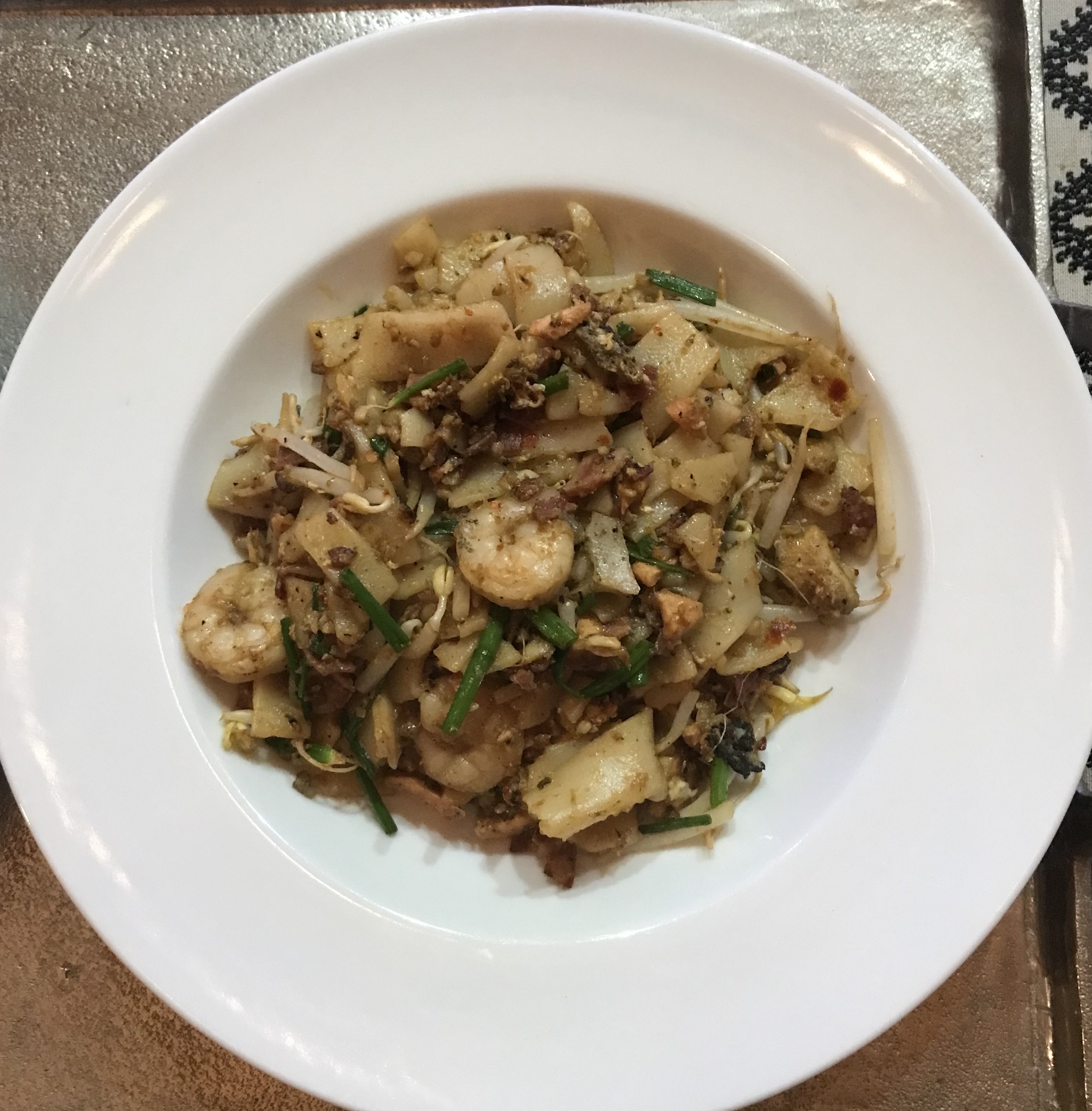 *Wok-fried rice noodles (Char kway teow) [Cheong Liew&nbsp;OAM]