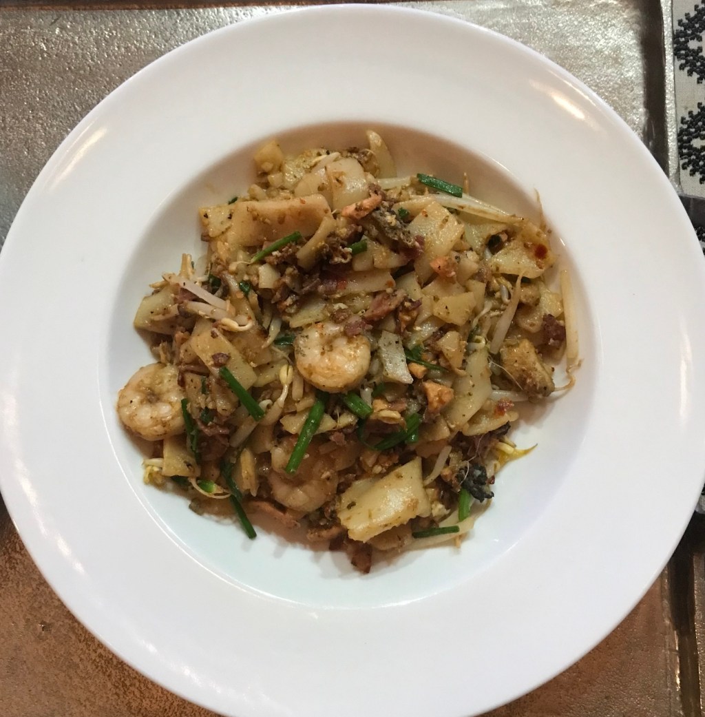 *Wok-fried rice noodles (Char kway teow) [Cheong Liew&nbsp;OAM]