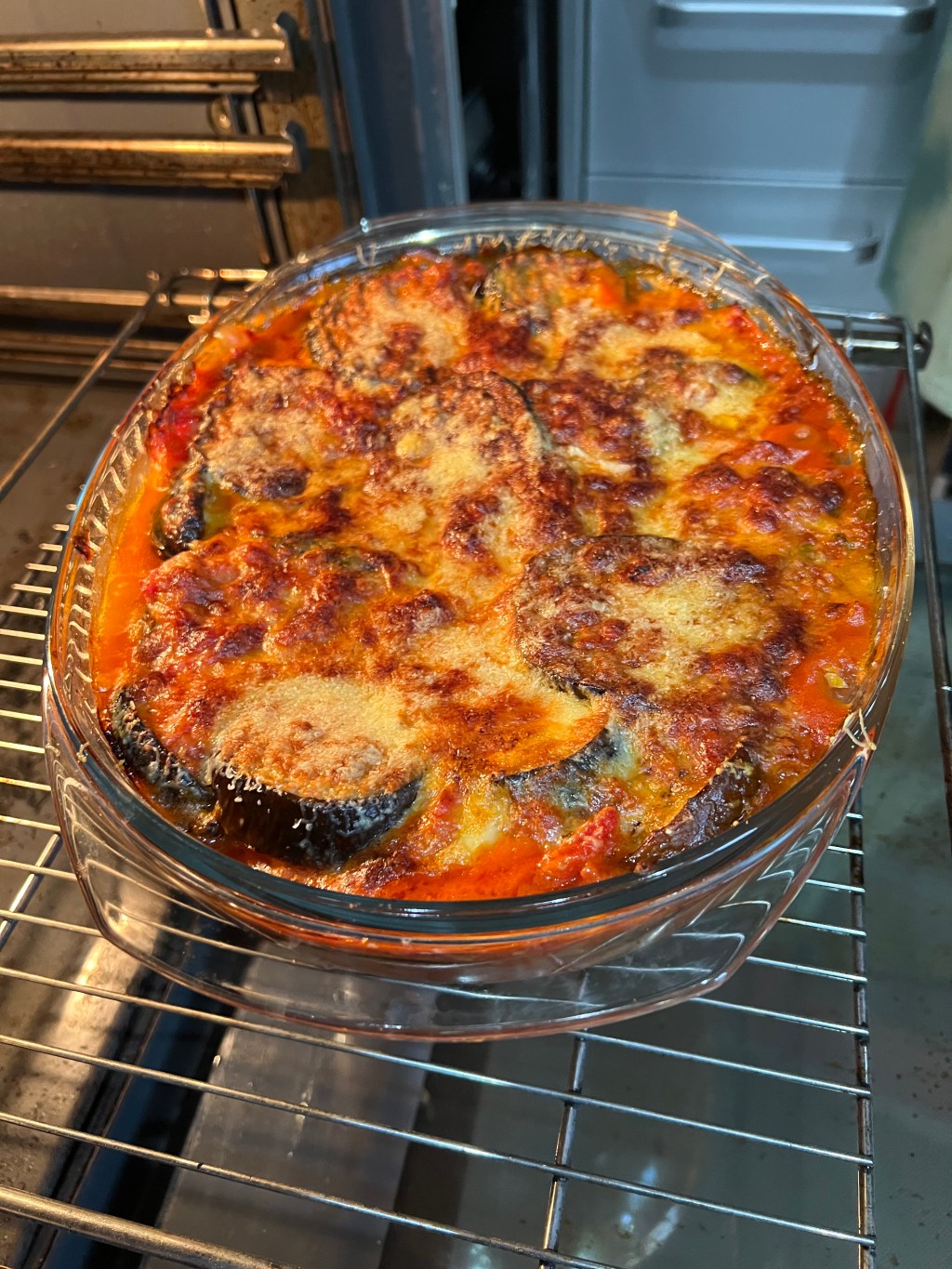 Parmigiana Di Melanzane with cos&nbsp;salad