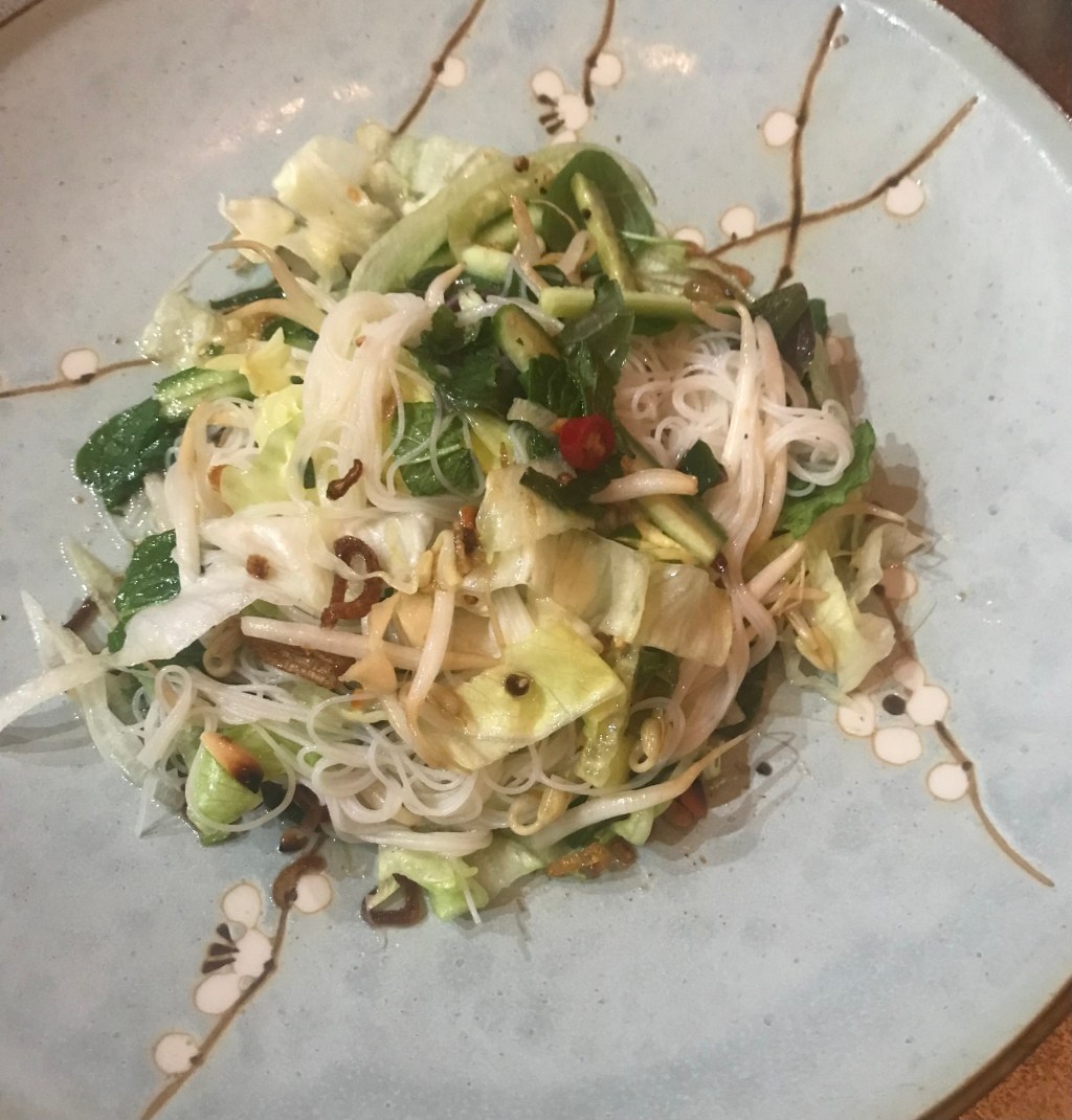 Vermicelli salad (Bún vói rau&nbsp;thom)