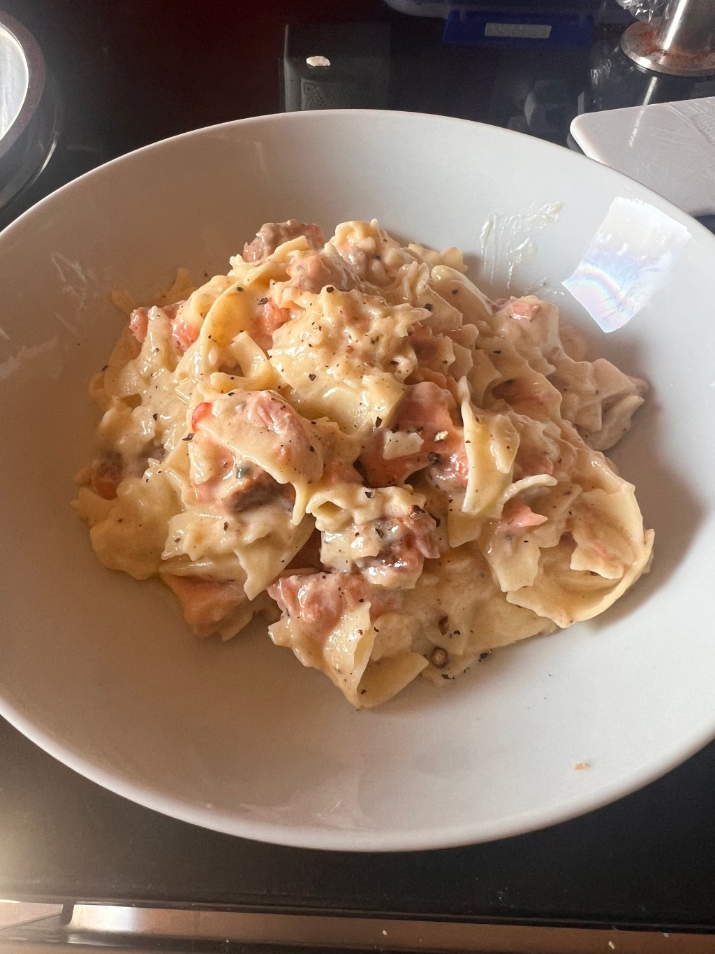 Tagliatelle al salmone