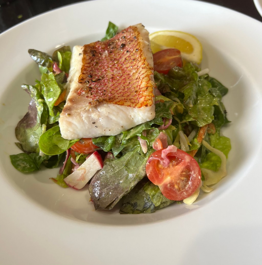 Grilled Snapper with&nbsp;Salad