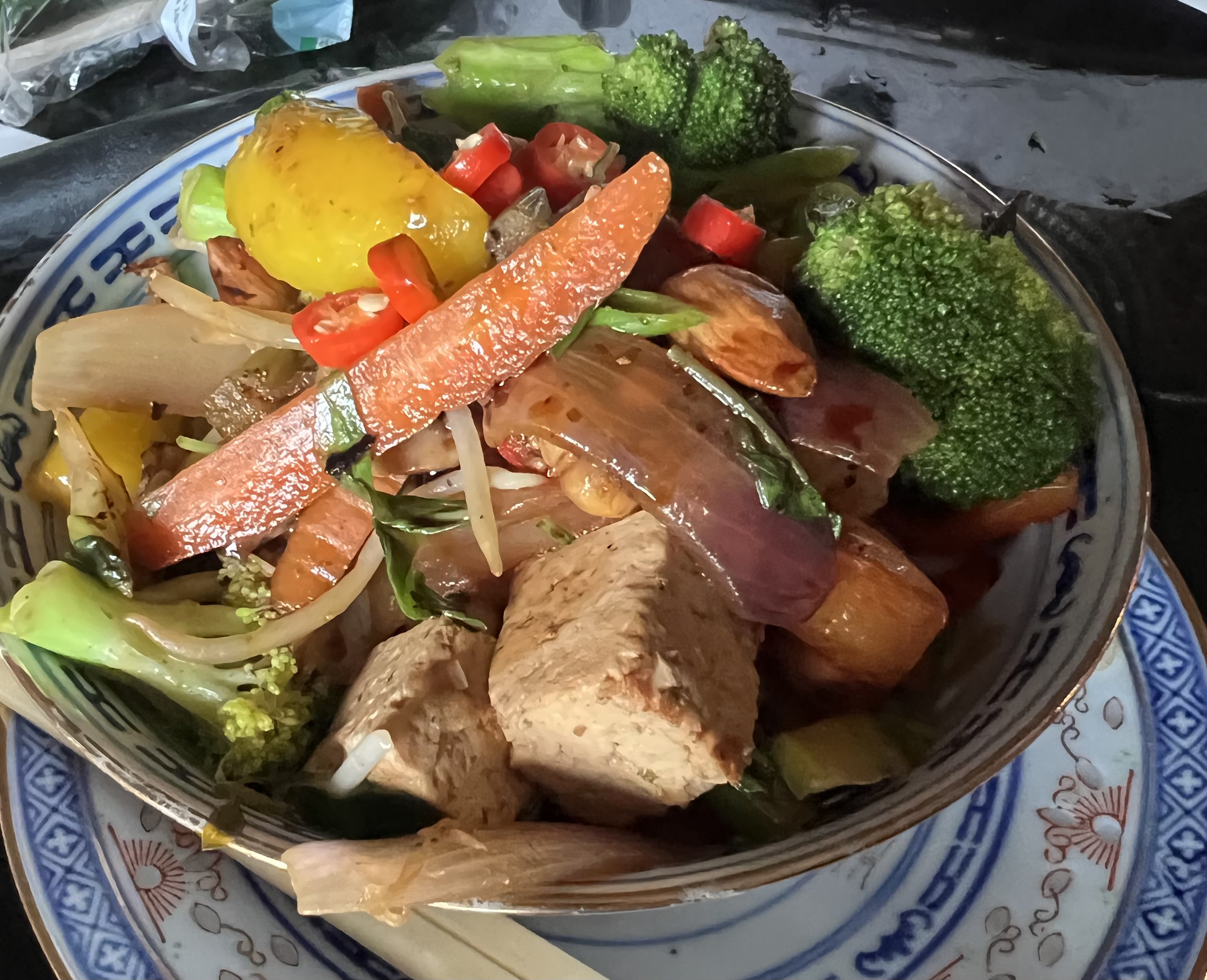 Stir-Fry Vegetables with Almonds