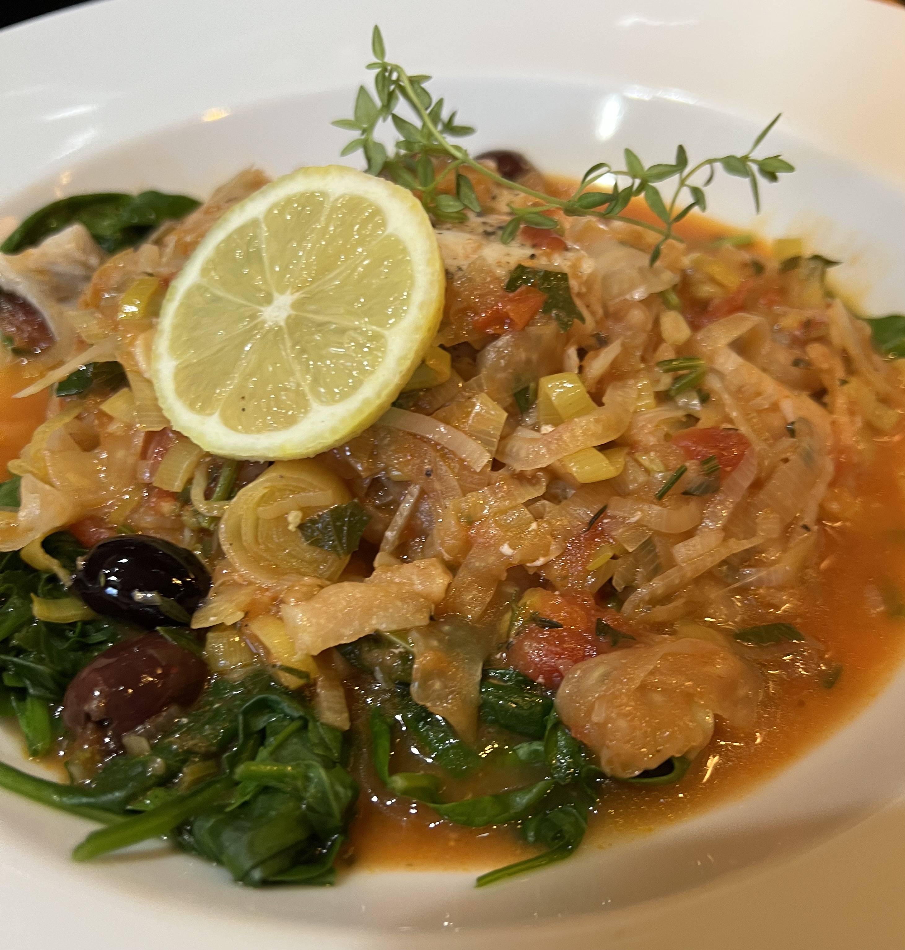 Roast Fish Casserole with Fennel and&nbsp;Leeks