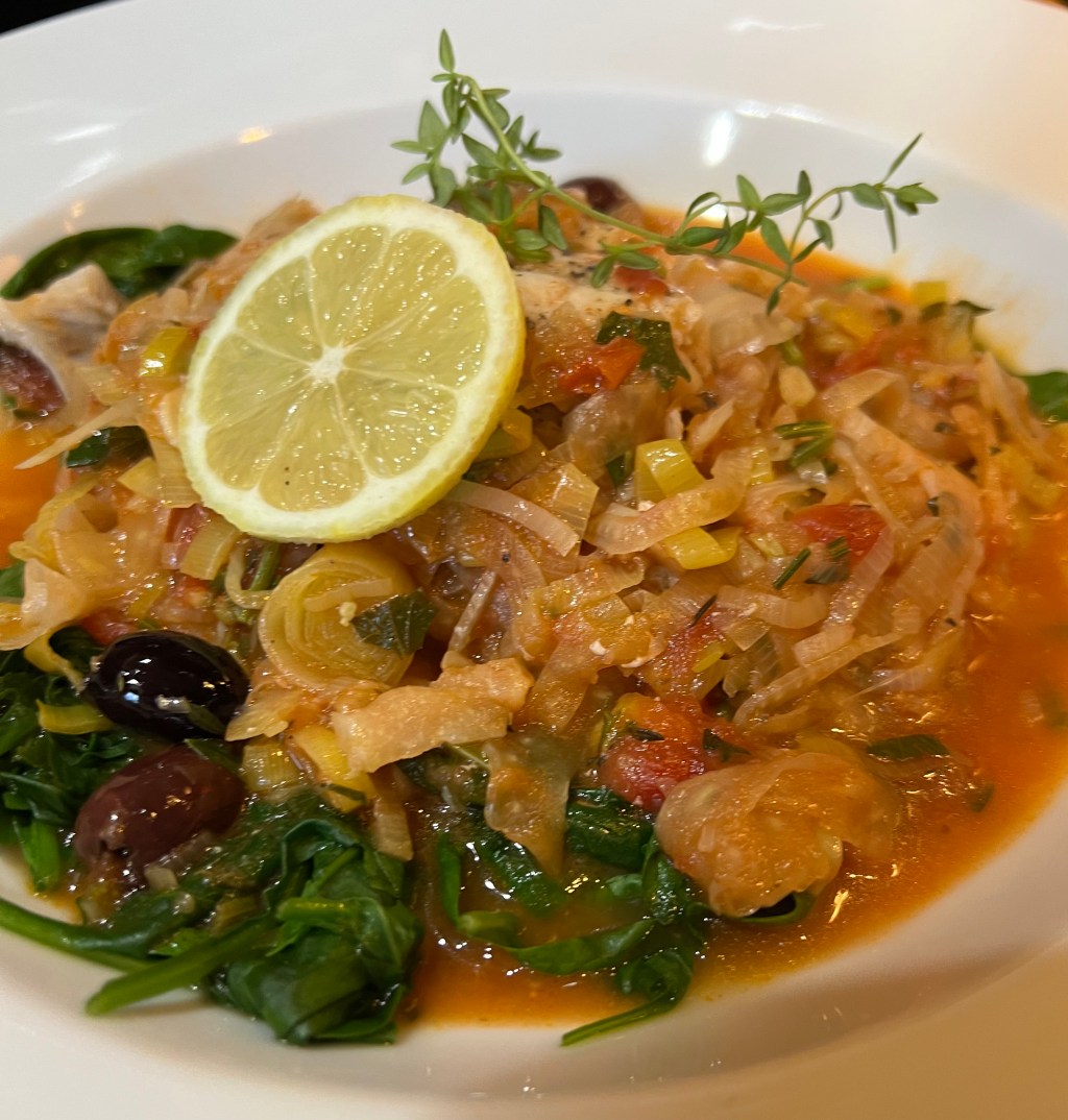 Roast Fish Casserole with Fennel and&nbsp;Leeks