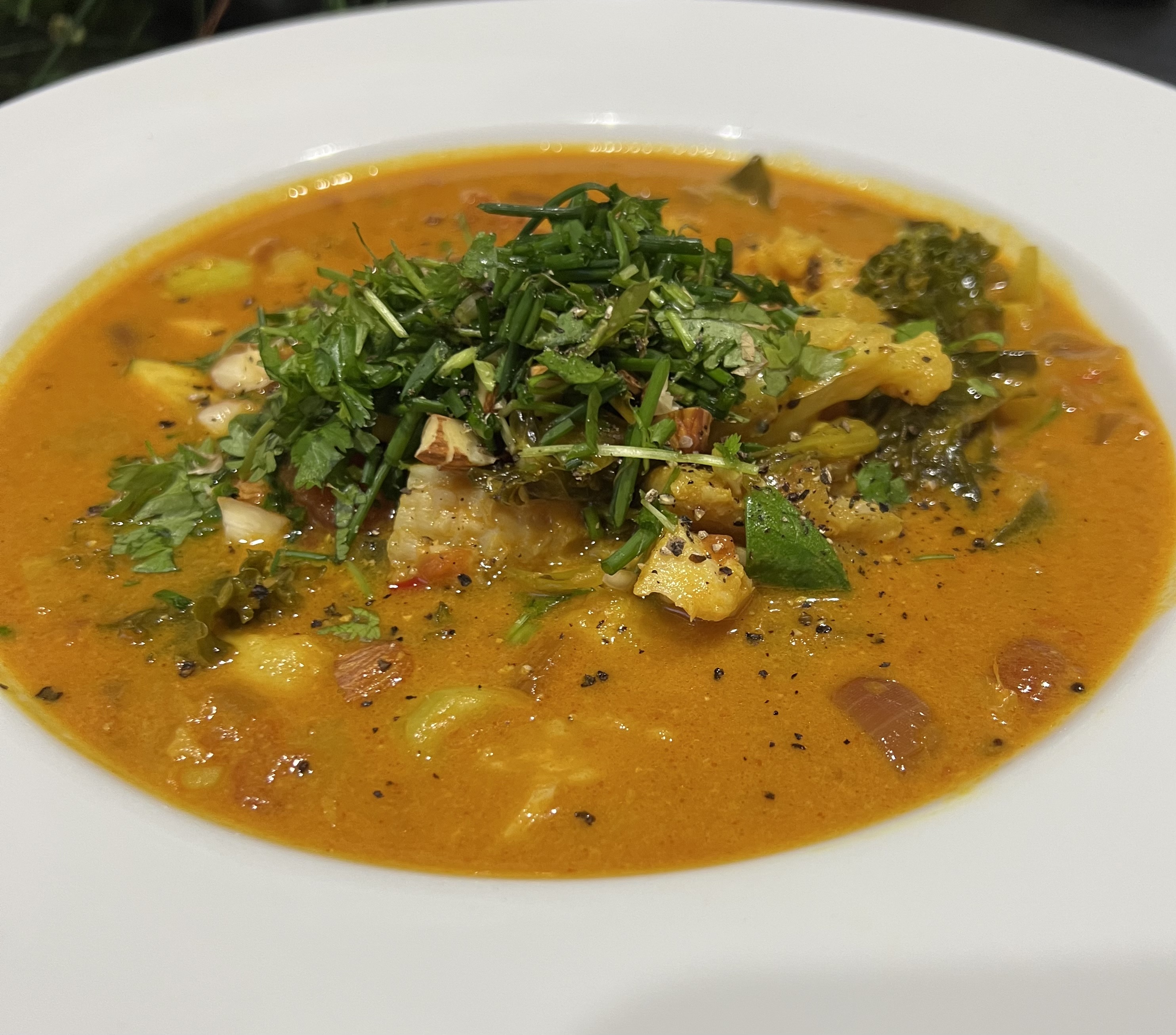 Coconut Curry with Fish or&nbsp;Tofu