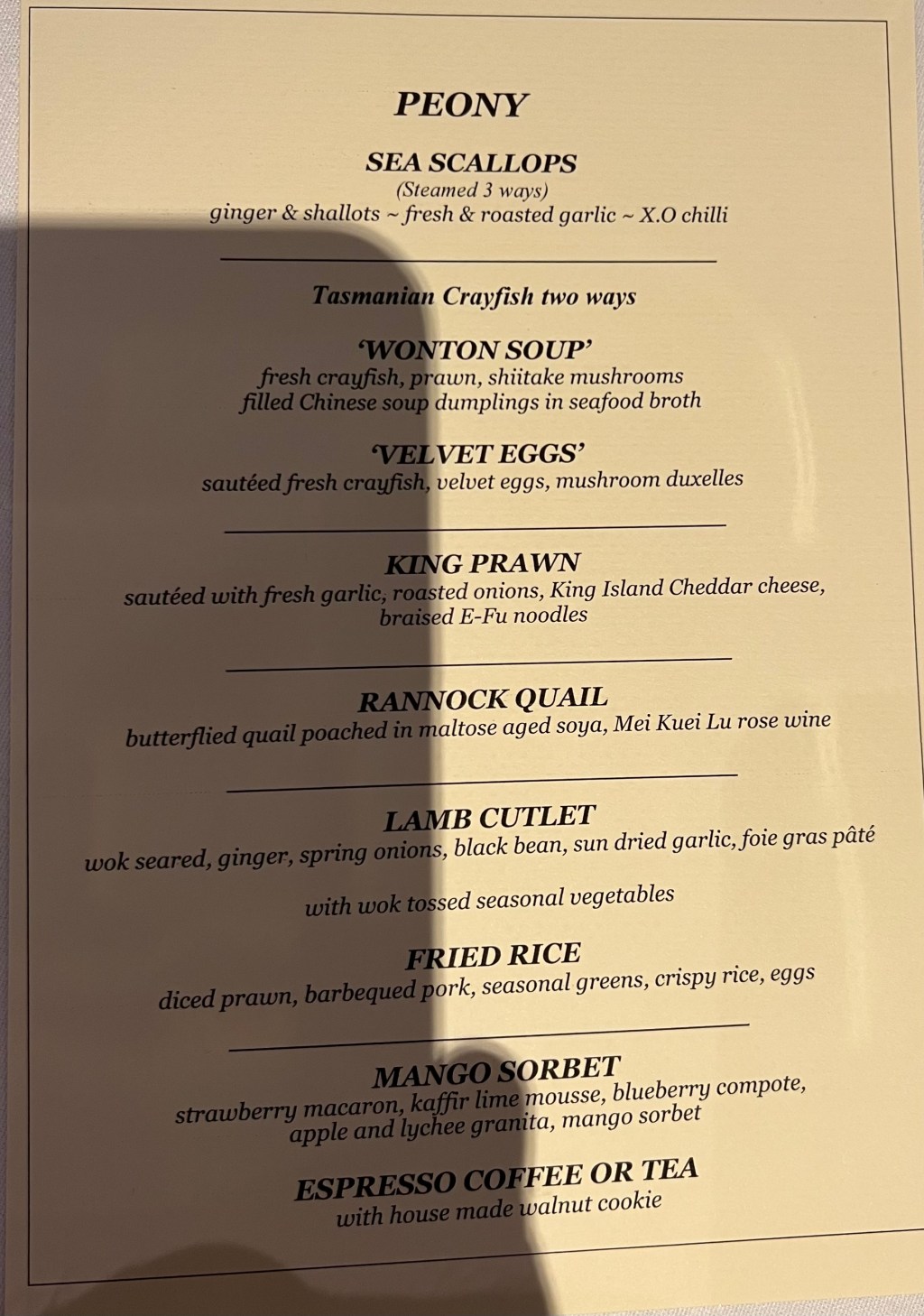 TAS: Hobart: Peony&nbsp;Pavilion