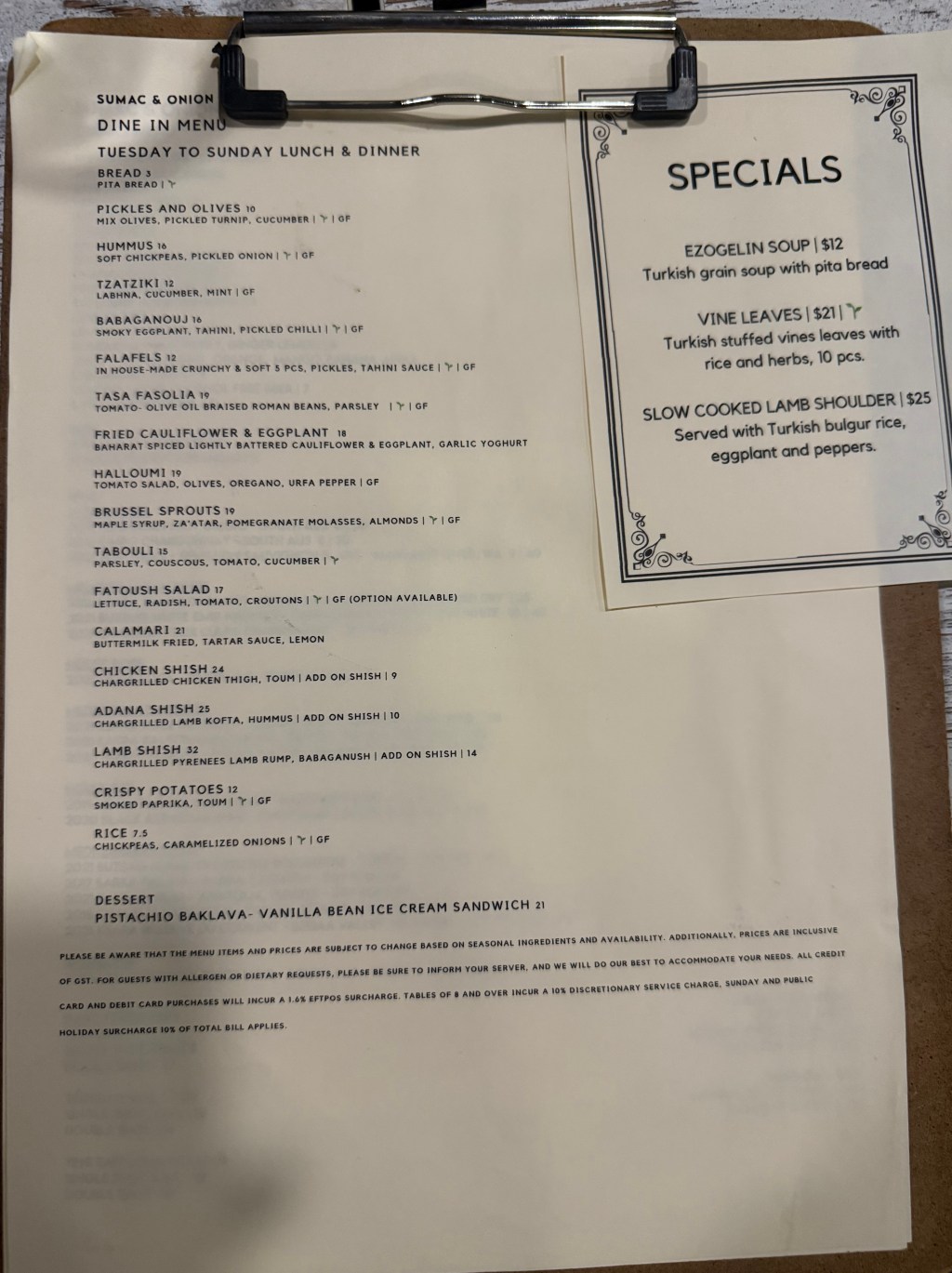 NSW: Redfern: Sumac &&nbsp;Onion