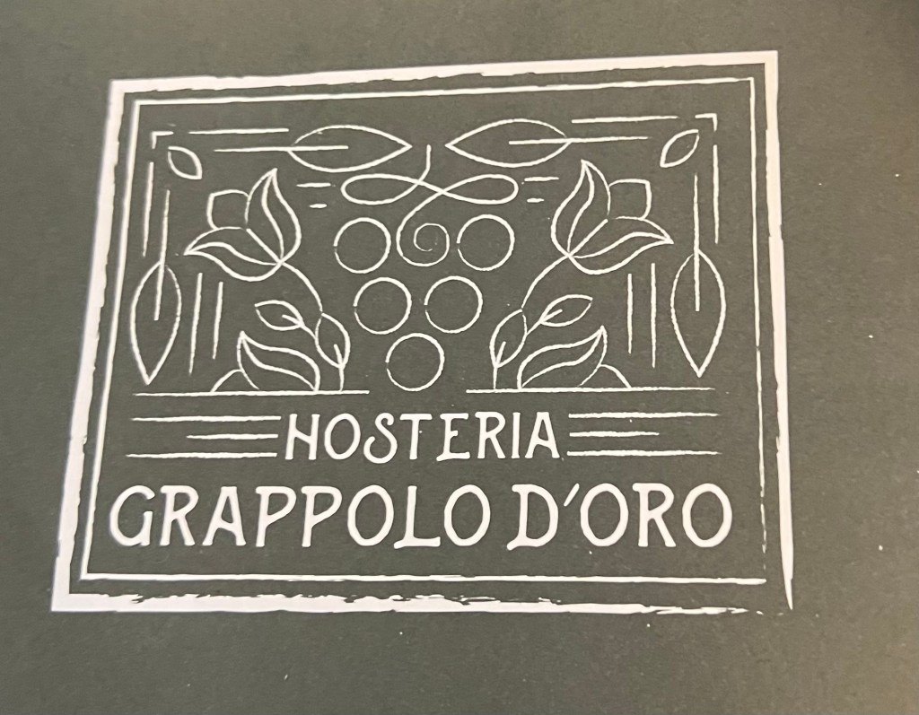 ITALY: Rome: Hosteria Grappolo&nbsp;D’Oro