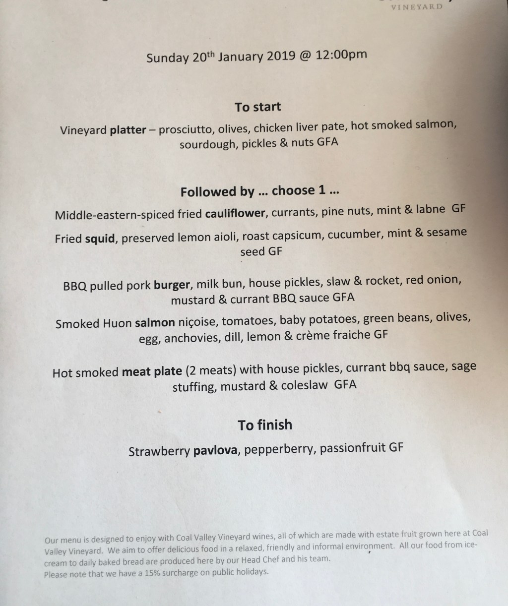 TAS: Coal Valley&nbsp;Vineyard