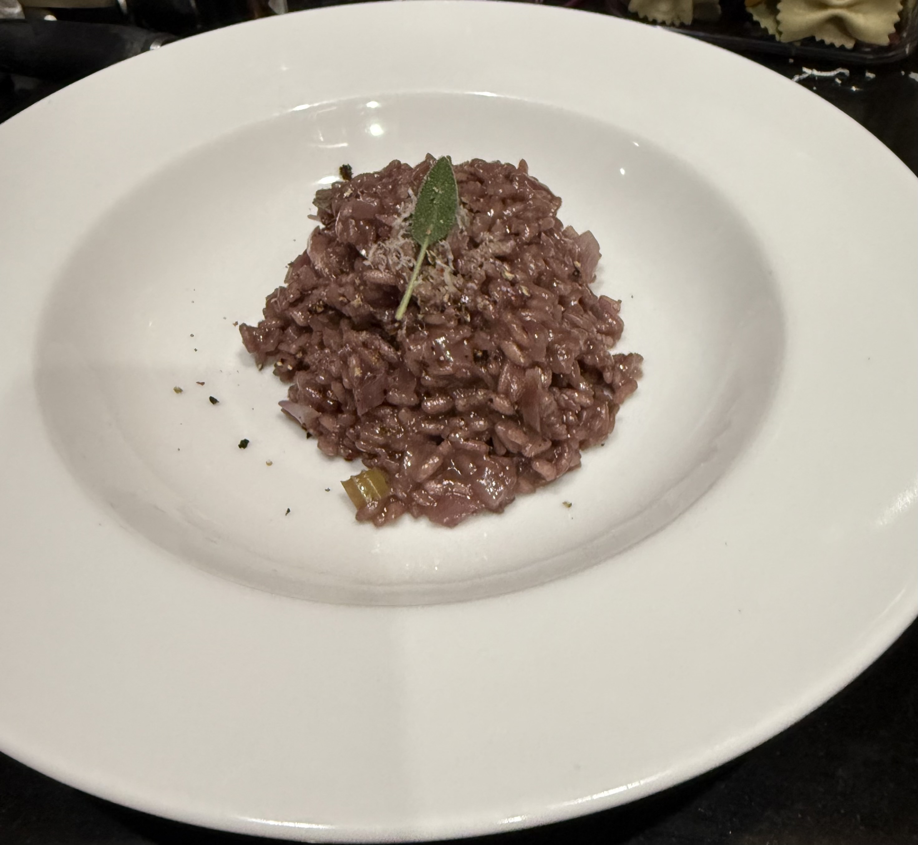 Red wine risotto (Risotto al vino&nbsp;rosso)