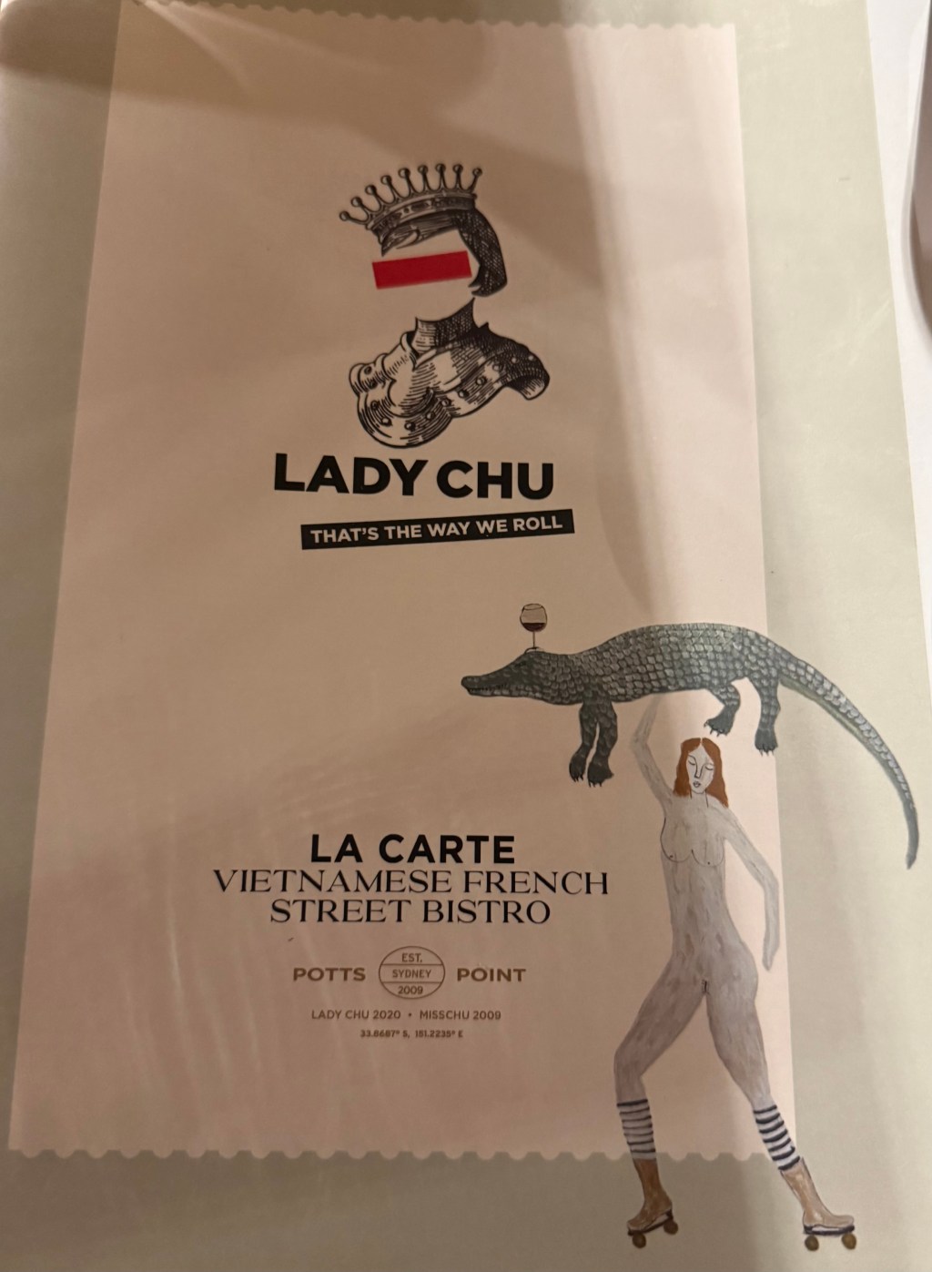NSW: Potts Point: Lady&nbsp;Chu