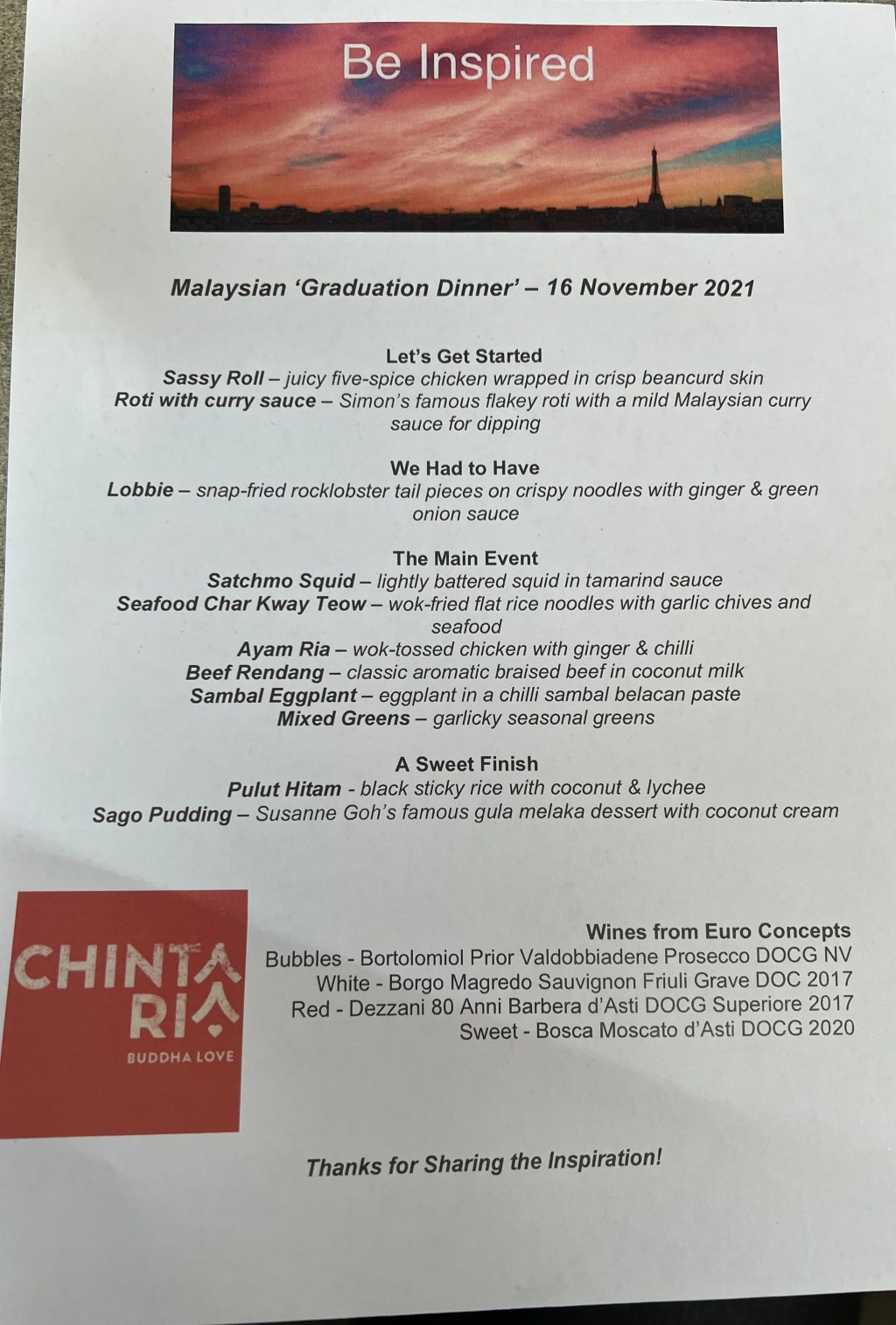 NSW: Haymarket: Chinta&nbsp;Ria