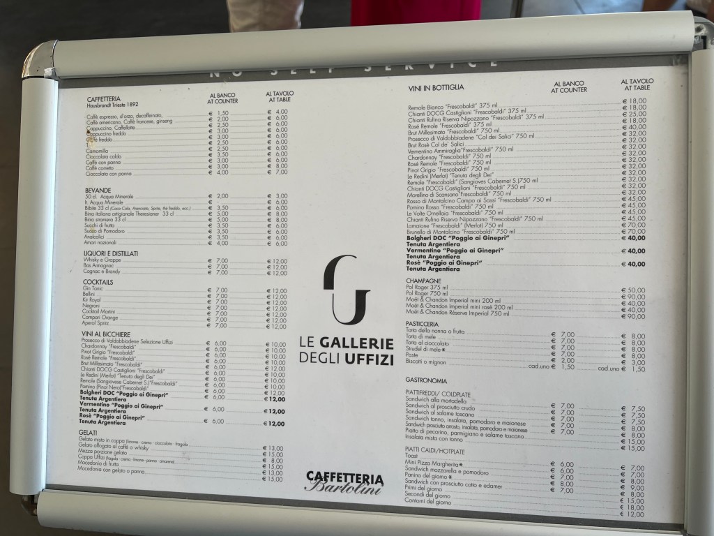 ITALY: Florence: Caffetteria&nbsp;Bartolini