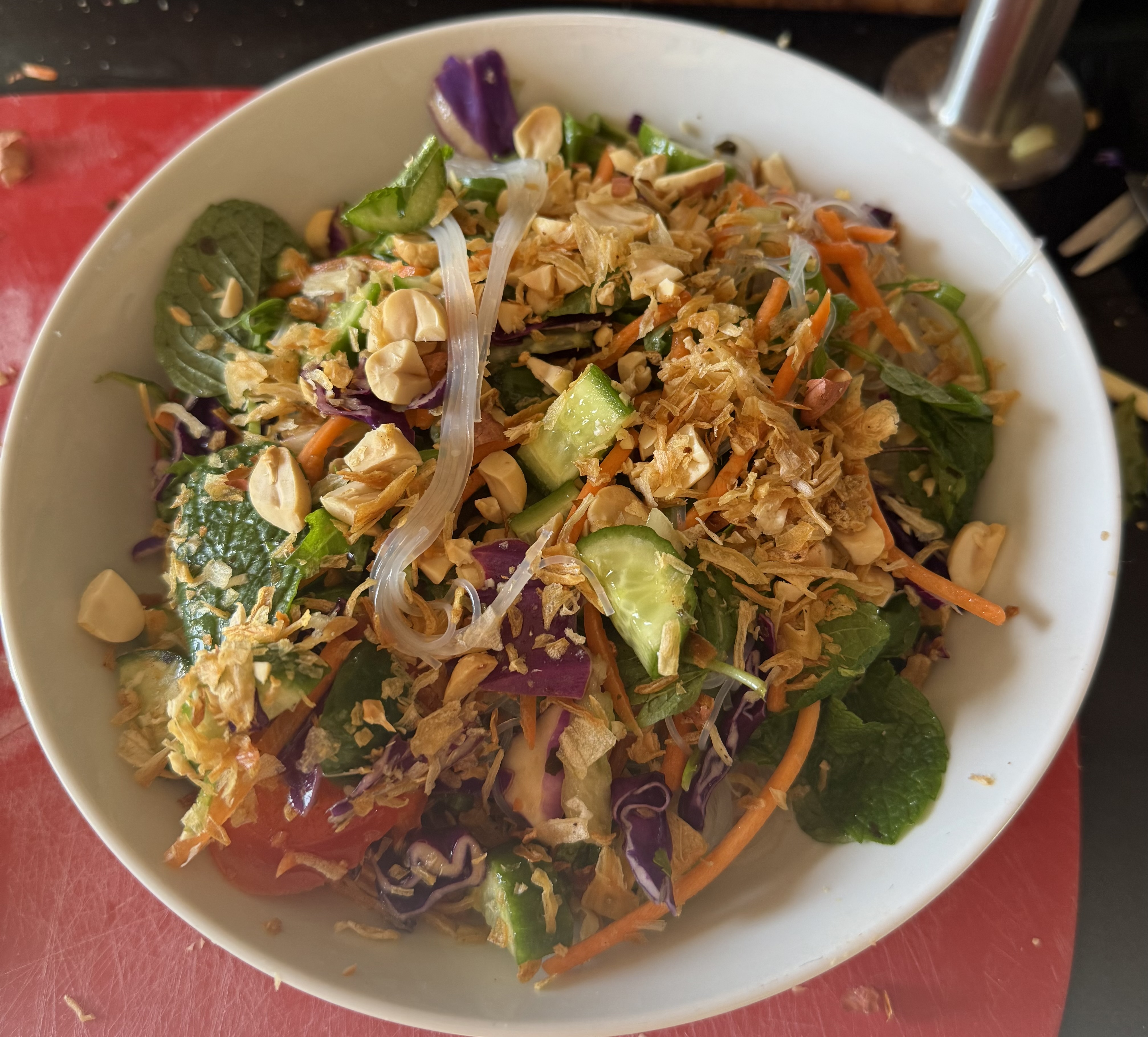 *Thai-style noodle salad