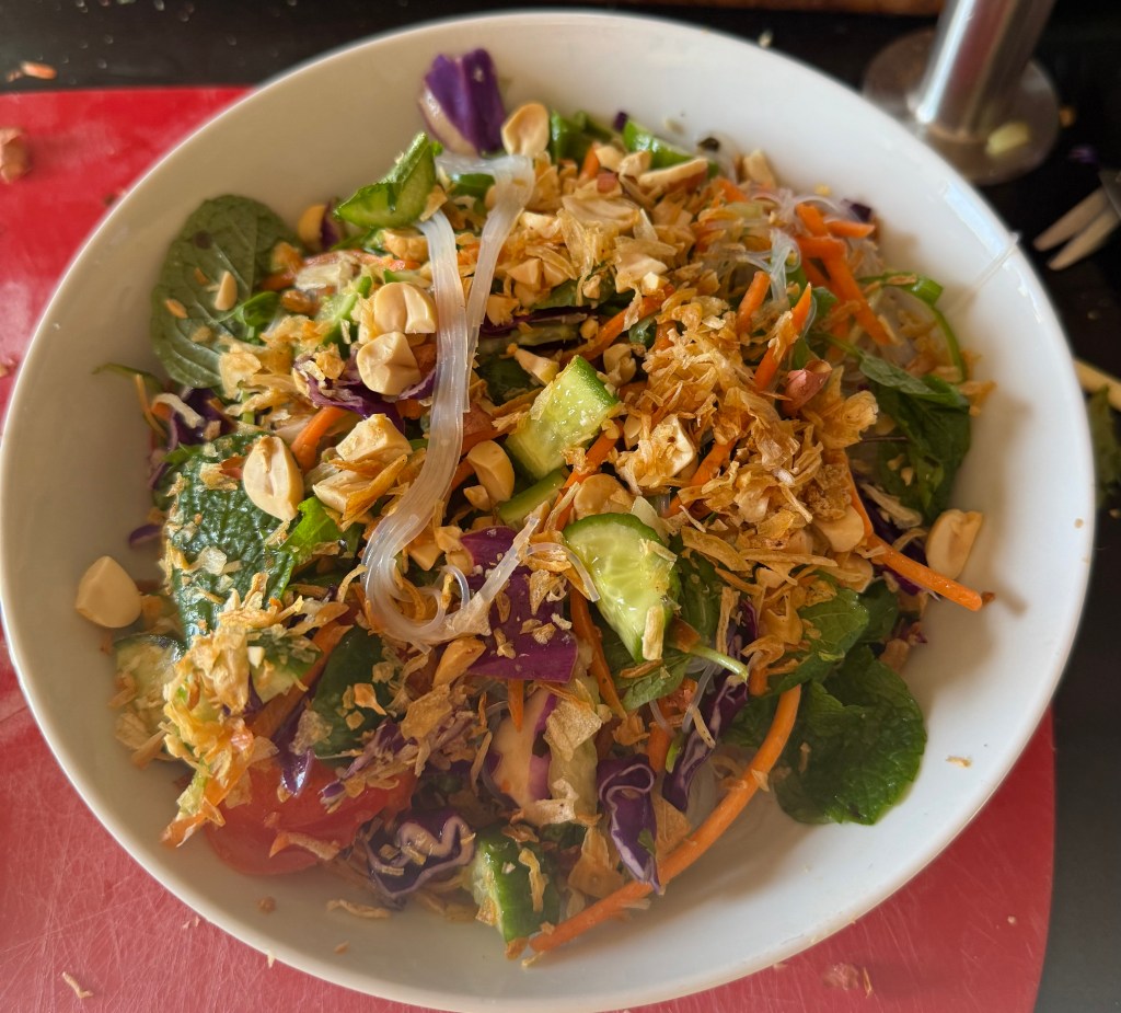 *Thai-style noodle salad