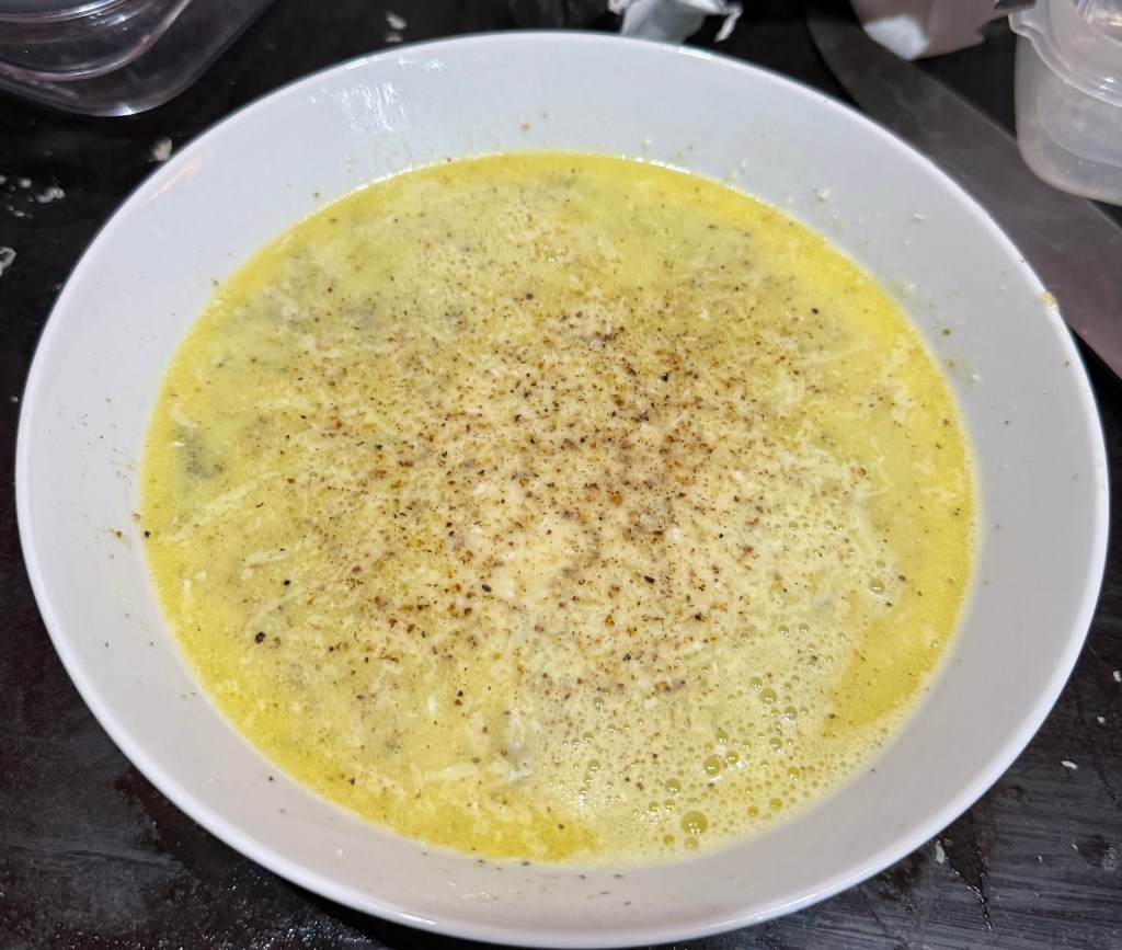 *Italian-style zucchini and Parmesan&nbsp;soup