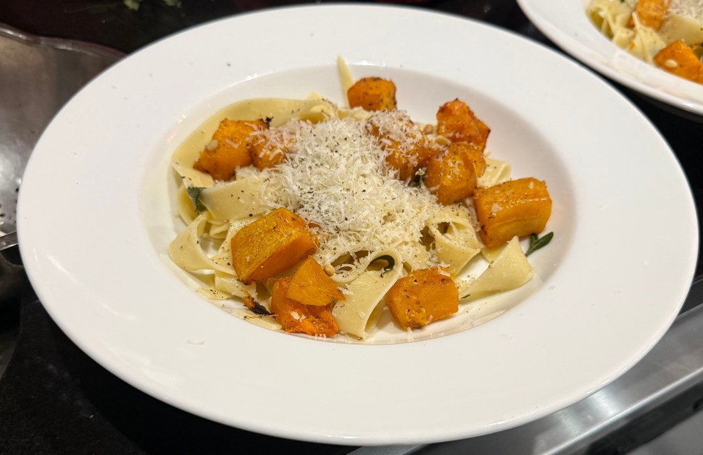 Pappardelle, squash, sage
