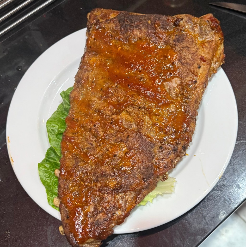Bourbon pork ribs