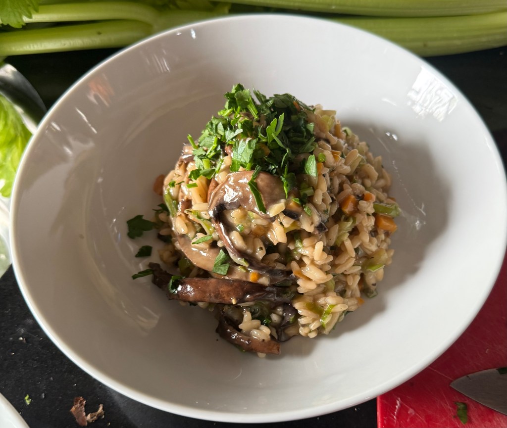 Giorgio’s risotto with porcini&nbsp;mushrooms