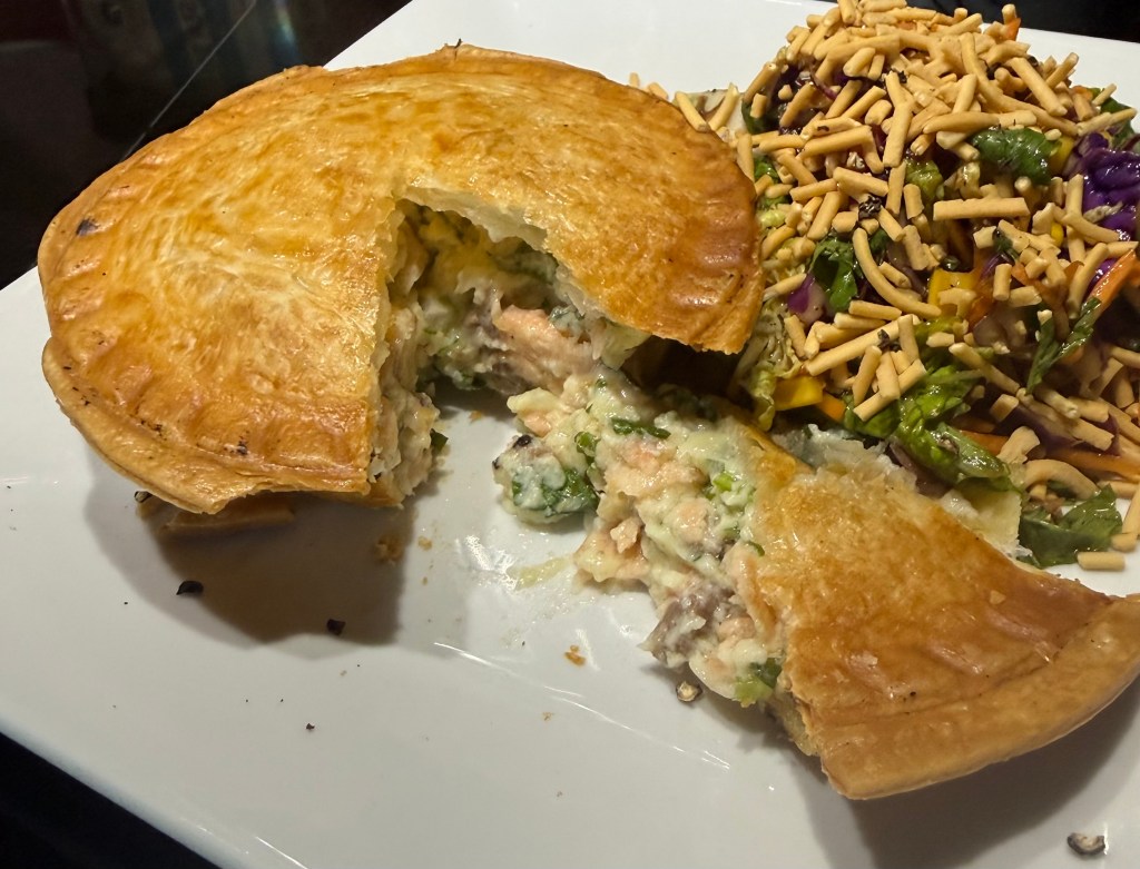 Smoked-fish pies